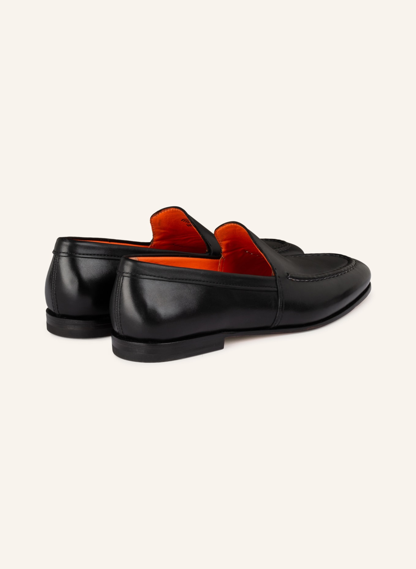 Santoni Pantofle DAISY, Kolor: CZARNY (Obrazek 2)