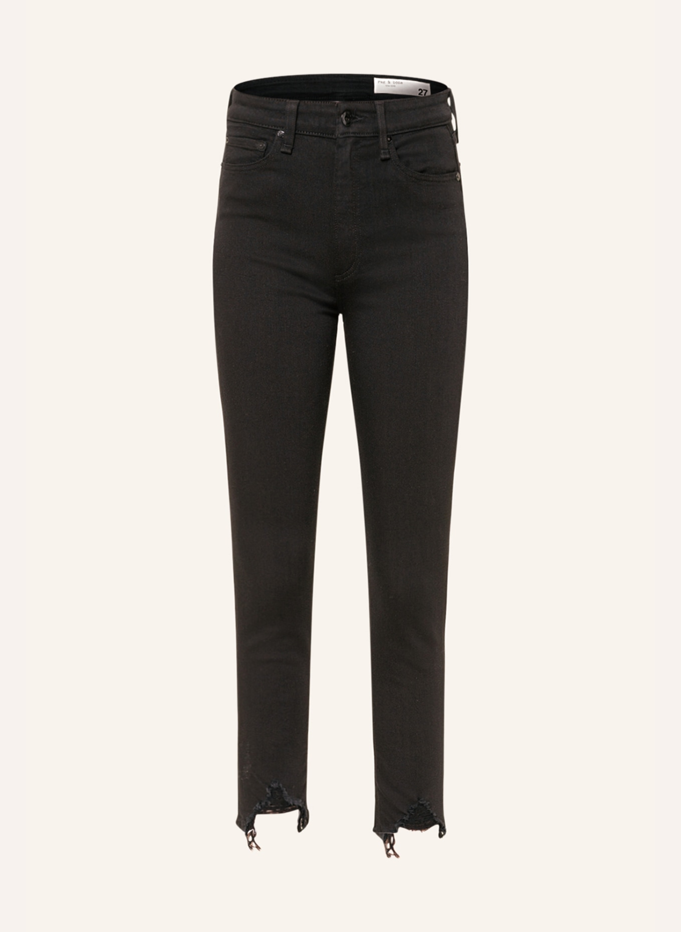 rag & bone Skinny Jeans NINA, Farbe: 1 BLACK (Bild 1)