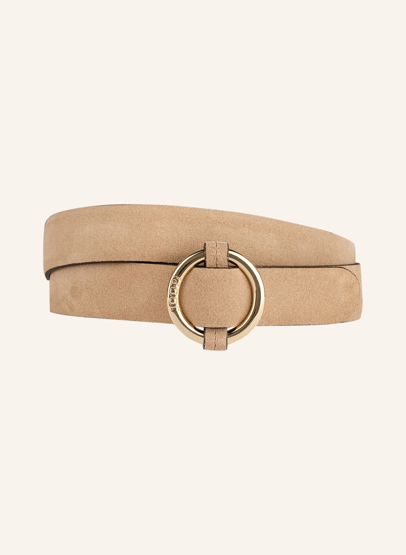 JOOP! Leather belt , Color: BEIGE (Image 1)