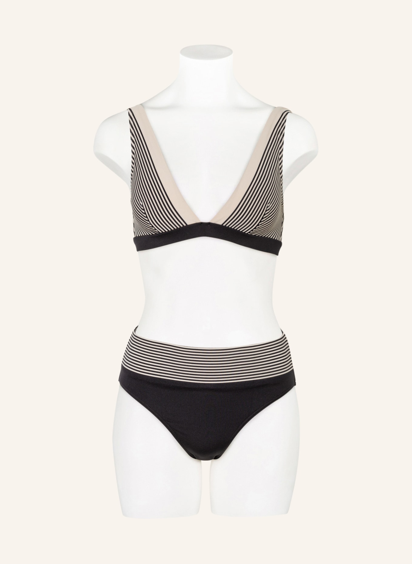 IODUS Bralette bikini LEZAKA, Color: BLACK/ ECRU (Image 2)