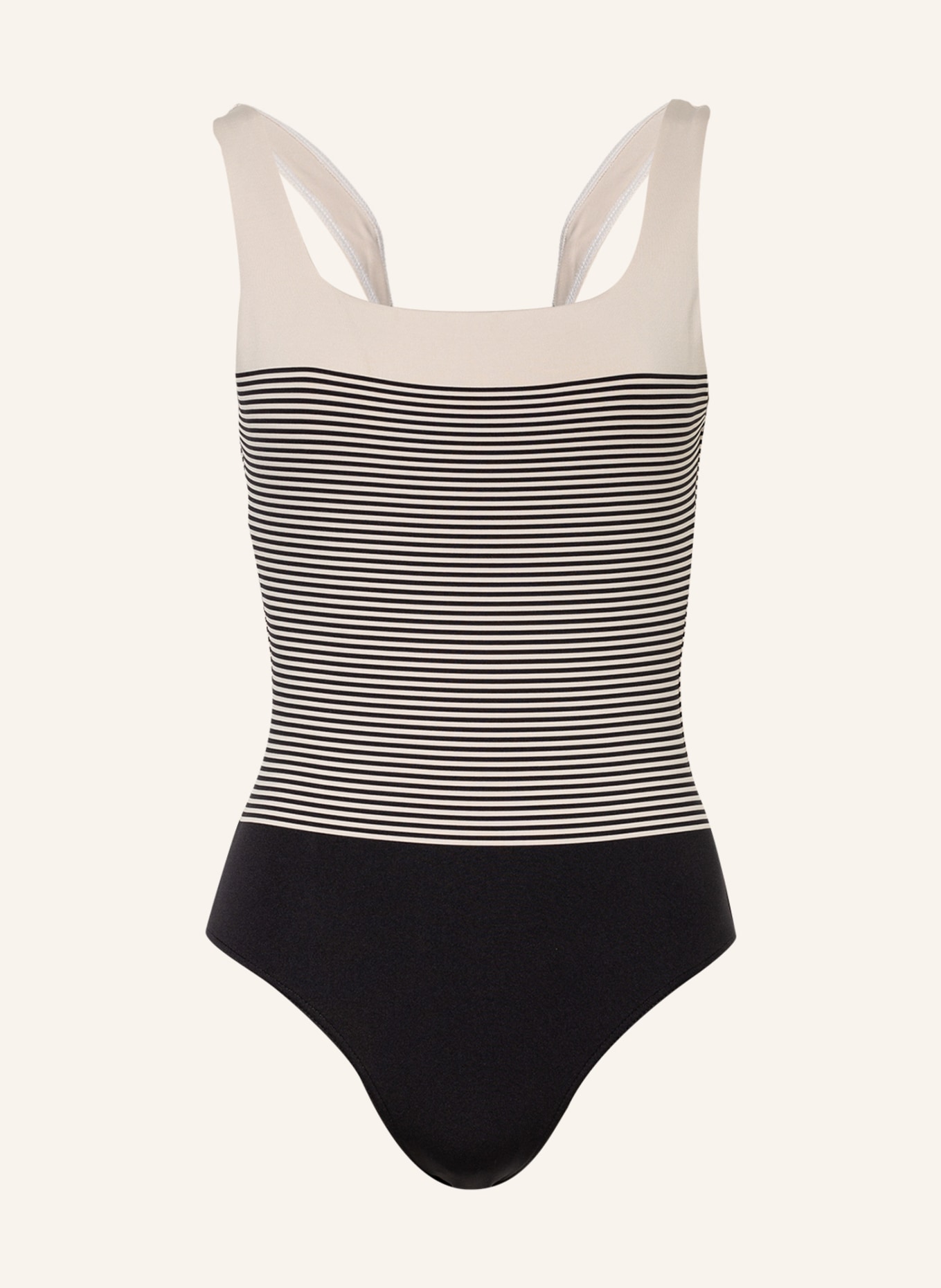 IODUS Swimsuit LEZAKA , Color: BLACK/ CREAM (Image 1)