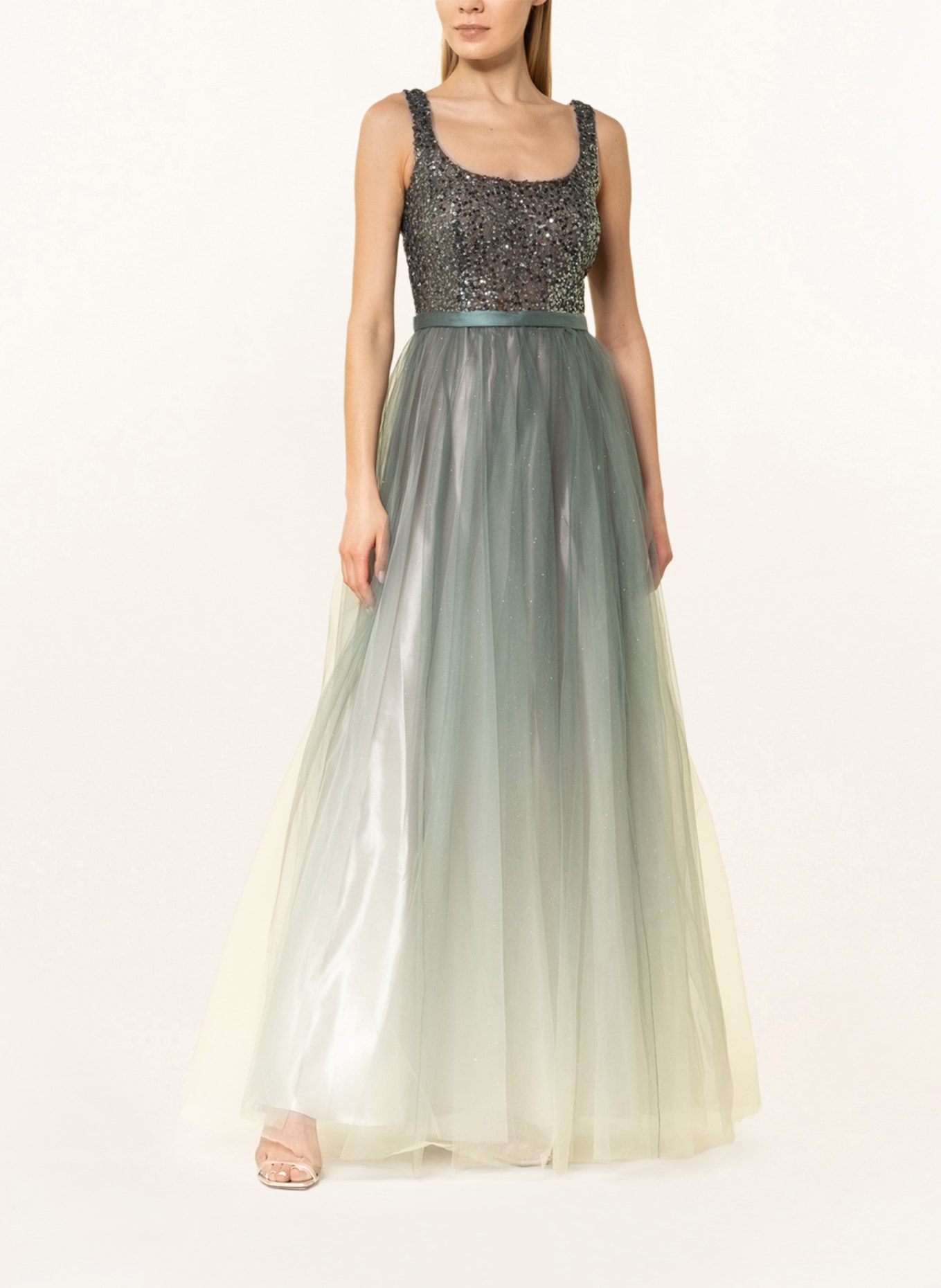 VM Vera Mont Evening dress with sequins, Color: GREEN (Image 2)