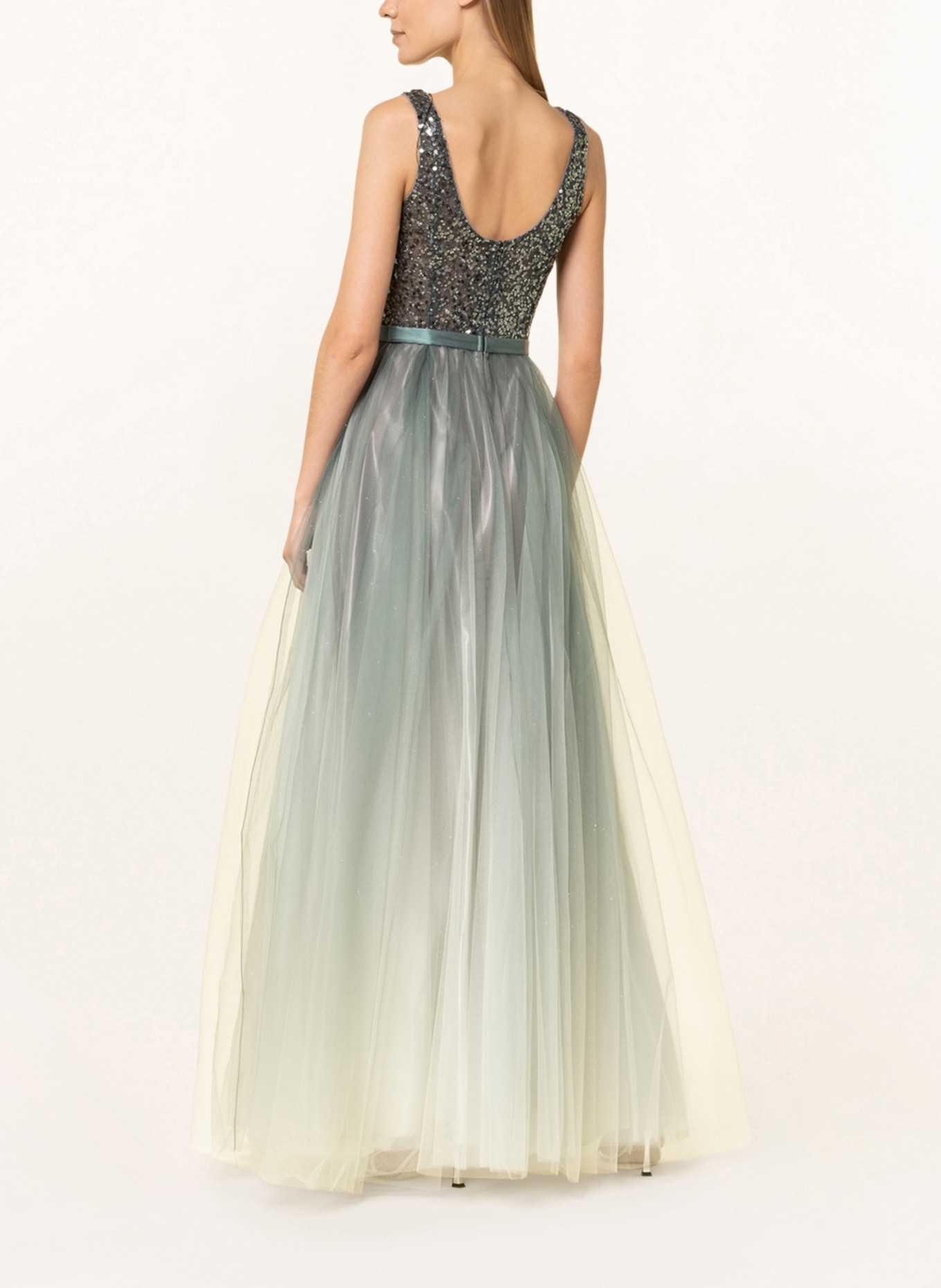 VM Vera Mont Evening dress with sequins, Color: GREEN (Image 3)