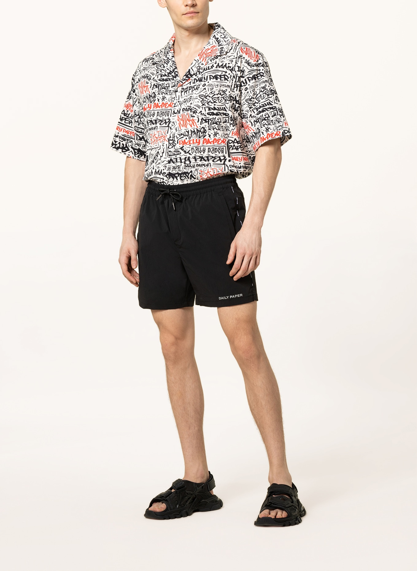 DAILY PAPER Shorts MEHANI Regular Fit, Color: BLACK (Image 2)