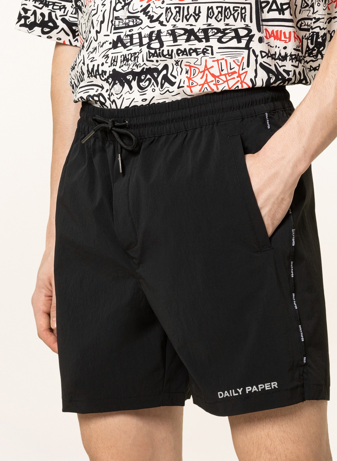 DAILY PAPER Shorts MEHANI Regular Fit, Farbe: SCHWARZ (Bild 5)