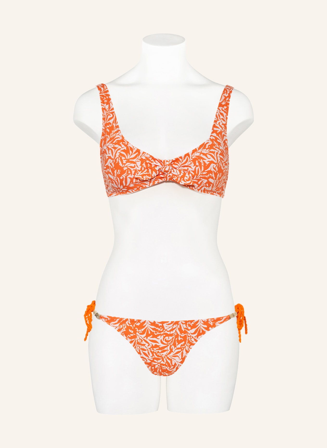 heidi klein Bikini bottoms SUNSET FOREST ST TROPEZ, Color: ORANGE/ WHITE (Image 2)