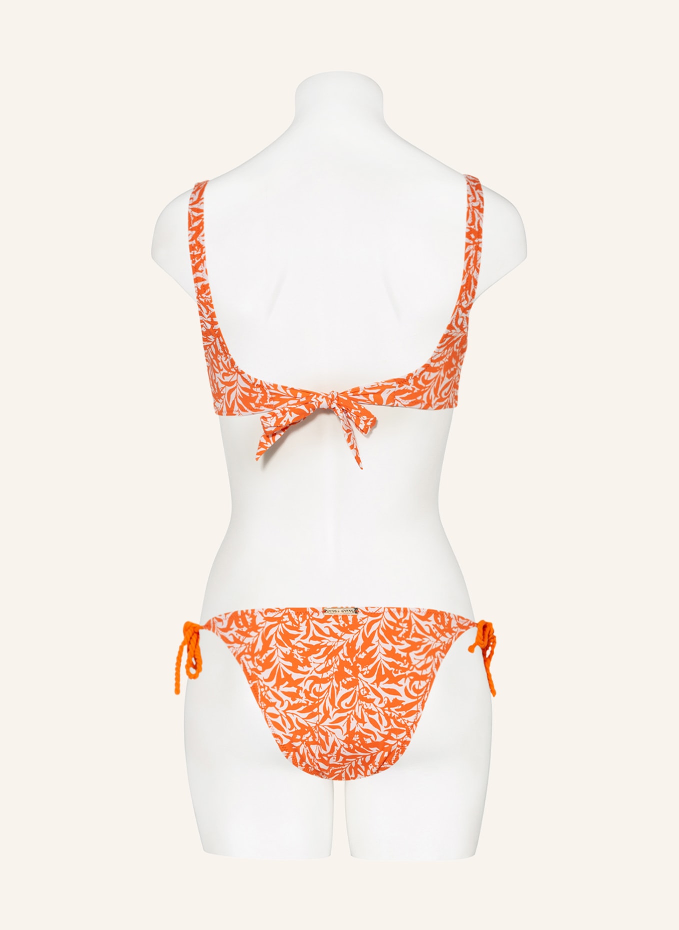 heidi klein Bikini-Hosen SUNSET FOREST ST TROPEZ, Farbe: ORANGE/ WEISS (Bild 3)