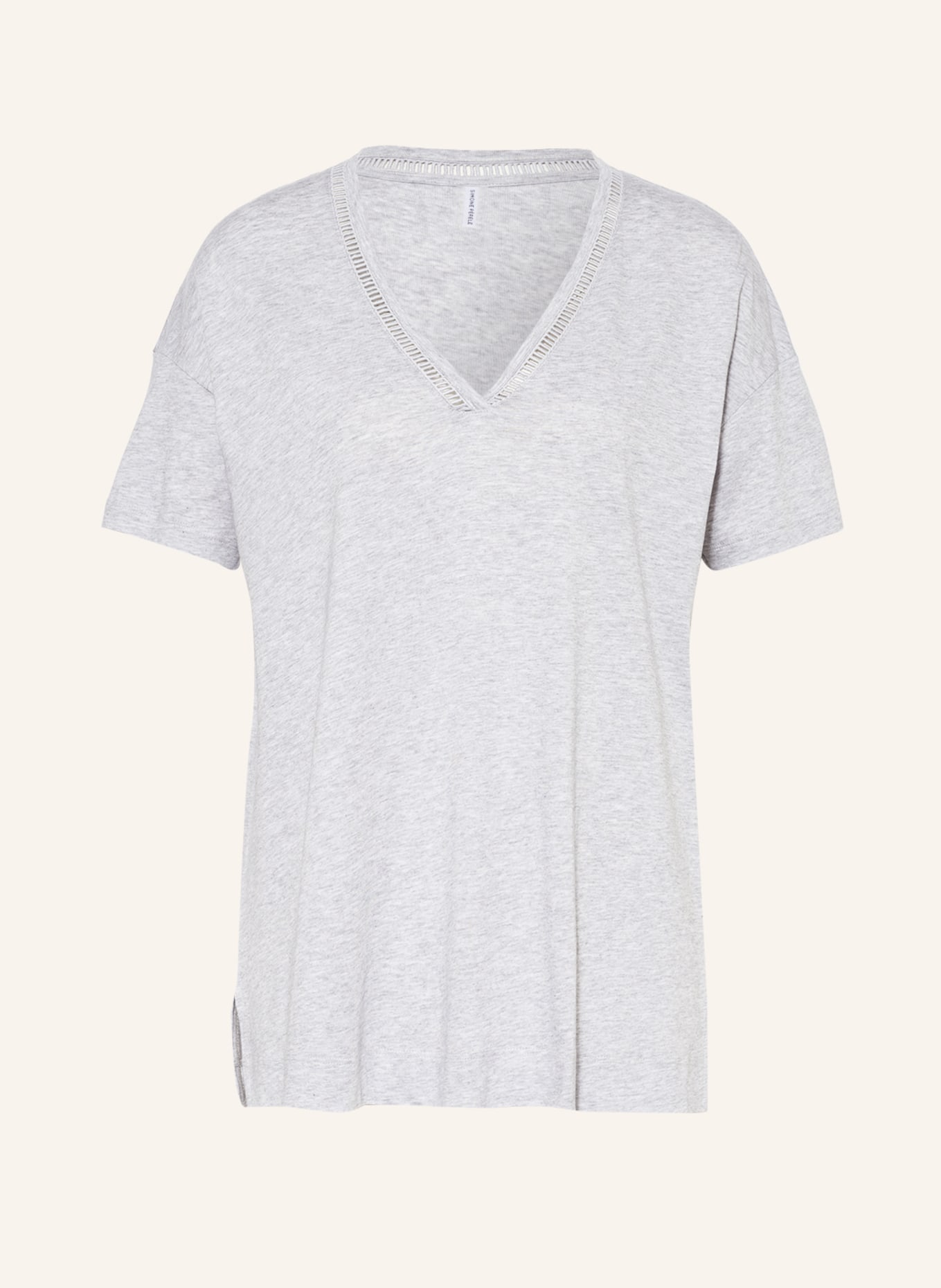 SIMONE PÉRÈLE Pohodlné domácí tričko BRUME, Barva: SVĚTLE ŠEDÁ (Obrázek 1)