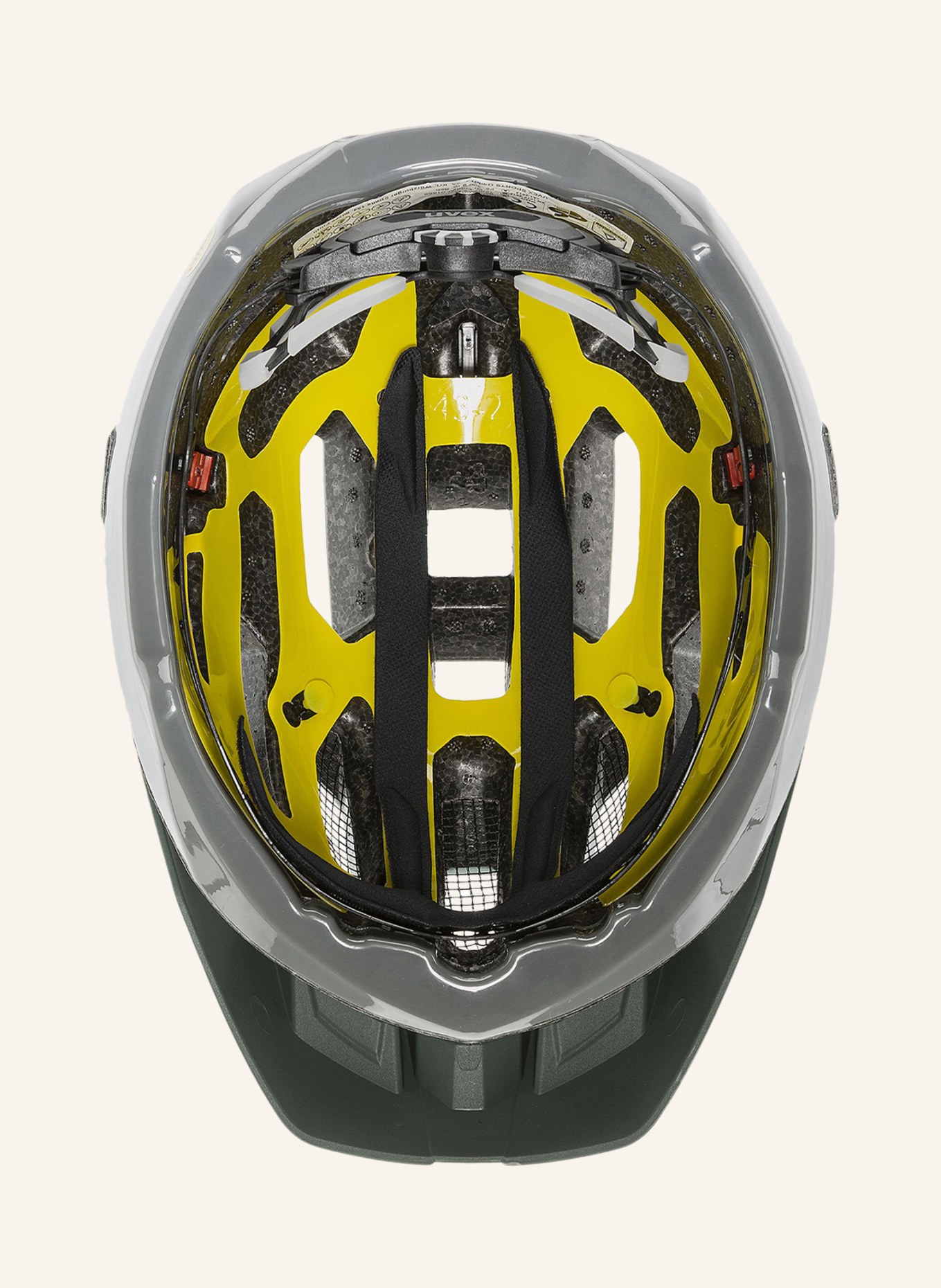 uvex Bicycle helmet QUATRO CC MIPS, Color: GREEN/ YELLOW (Image 4)