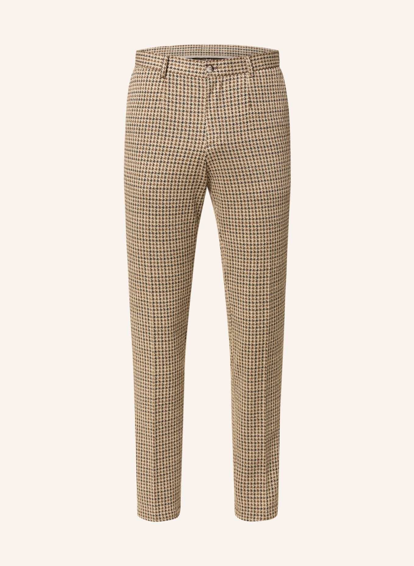 PAUL Spodnie garniturowe slim fit, Kolor: 260 Brown (Obrazek 1)