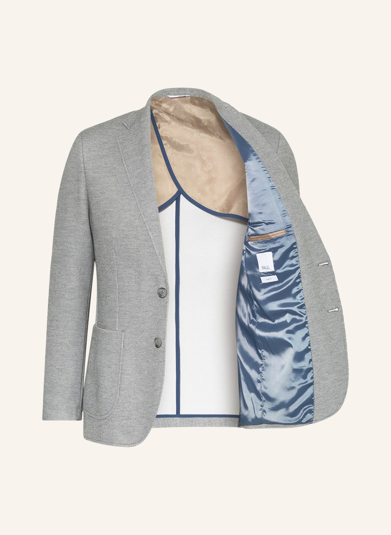 PAUL Suit jacket slim fit , Color: 330 Kitt (Image 4)