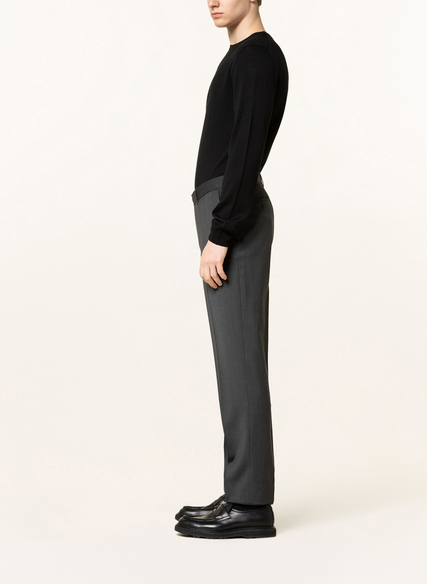 DRESSLER Anzughose Shaped Fit: 025 dunkelgrau
