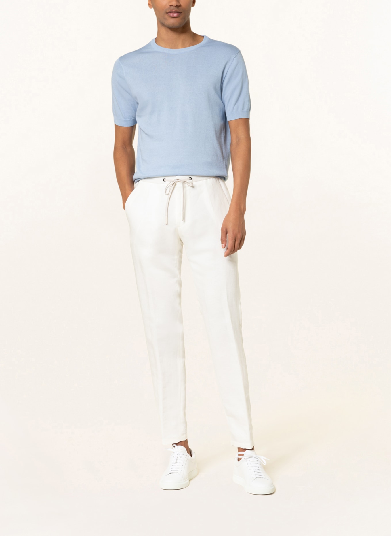 DRESSLER Strickshirt: HELLBLAU