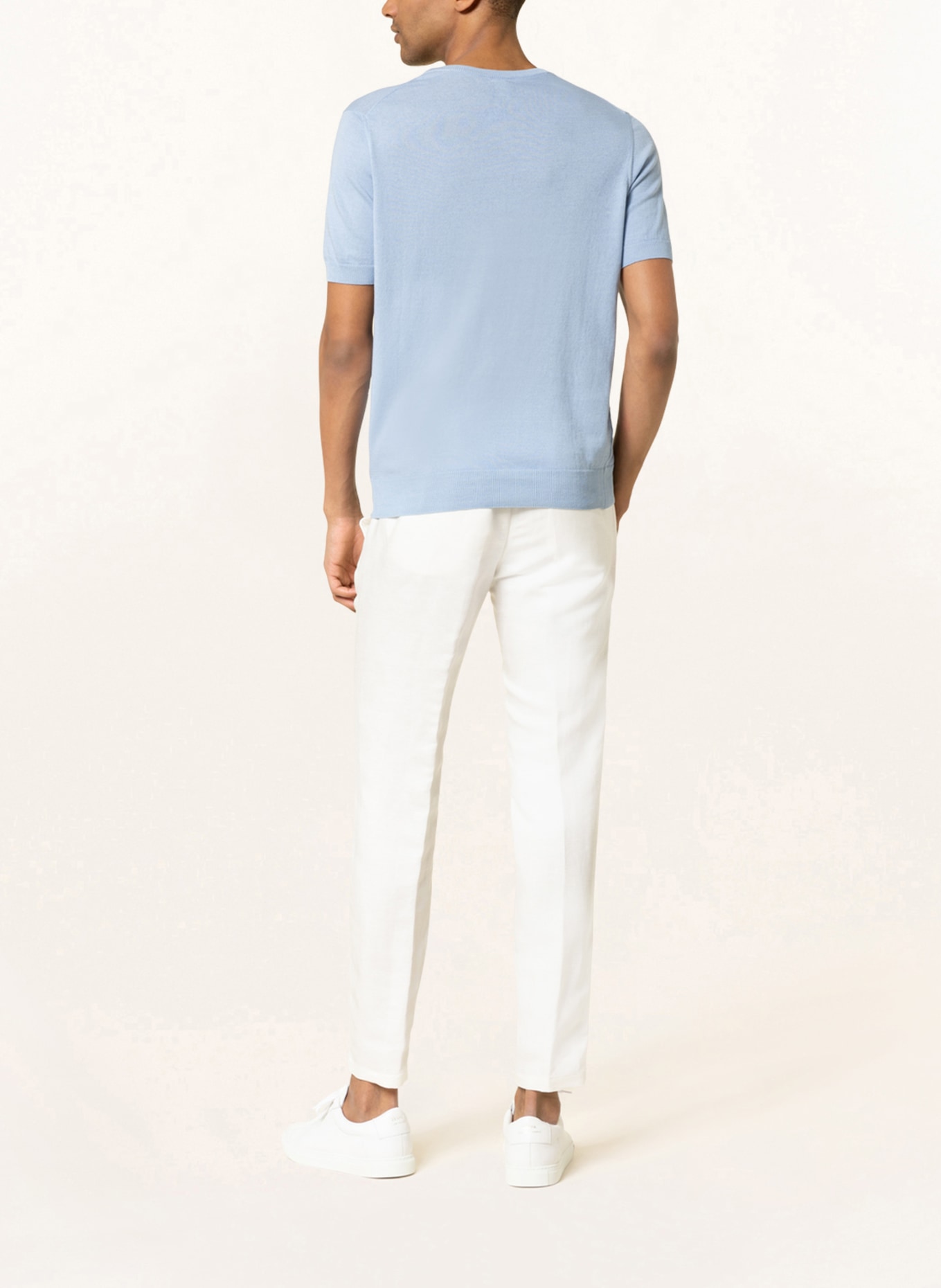 DRESSLER Strickshirt: HELLBLAU