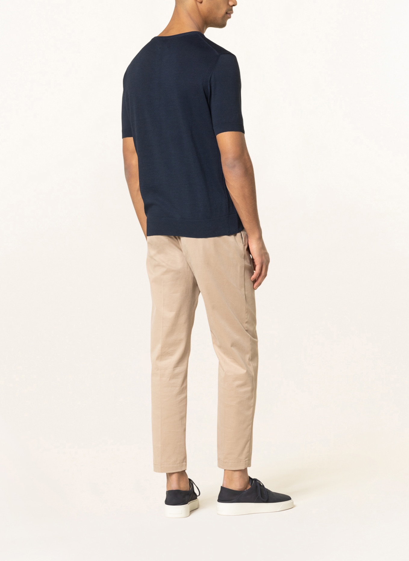 DRESSLER Strickshirt: DUNKELBLAU