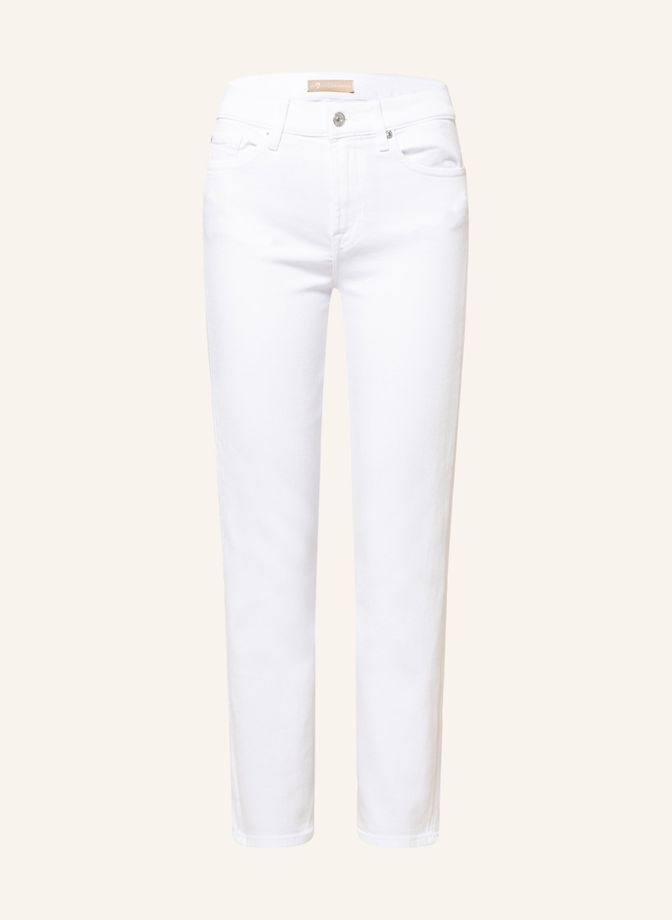 7 for all mankind 7/8 jeans ROXANNE ANKLE, Color: WT Luxe Vintage White WHITE (Image 1)