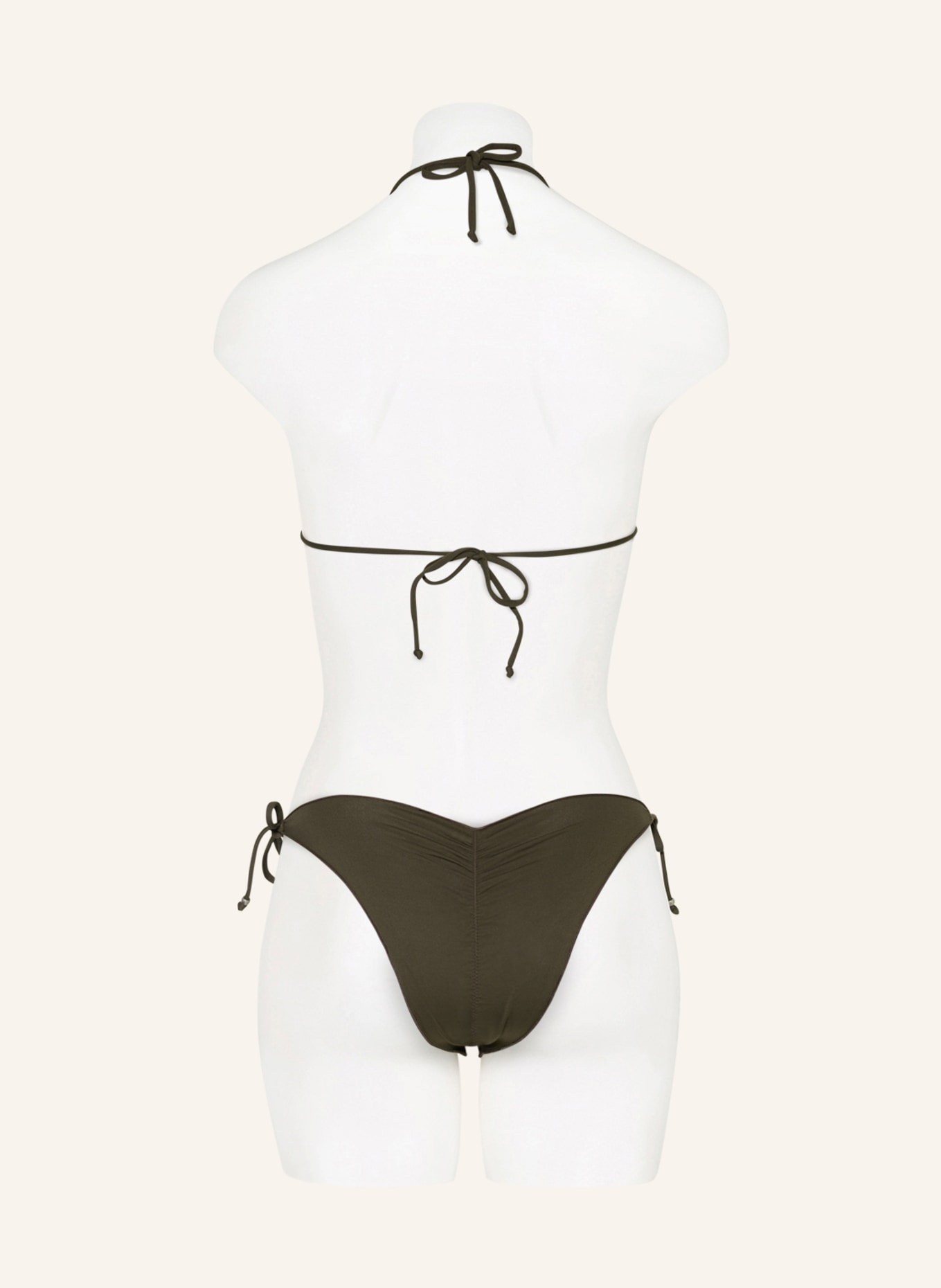 BANANA MOON Triangle bikini top COLORSUN , Color: KHAKI (Image 3)