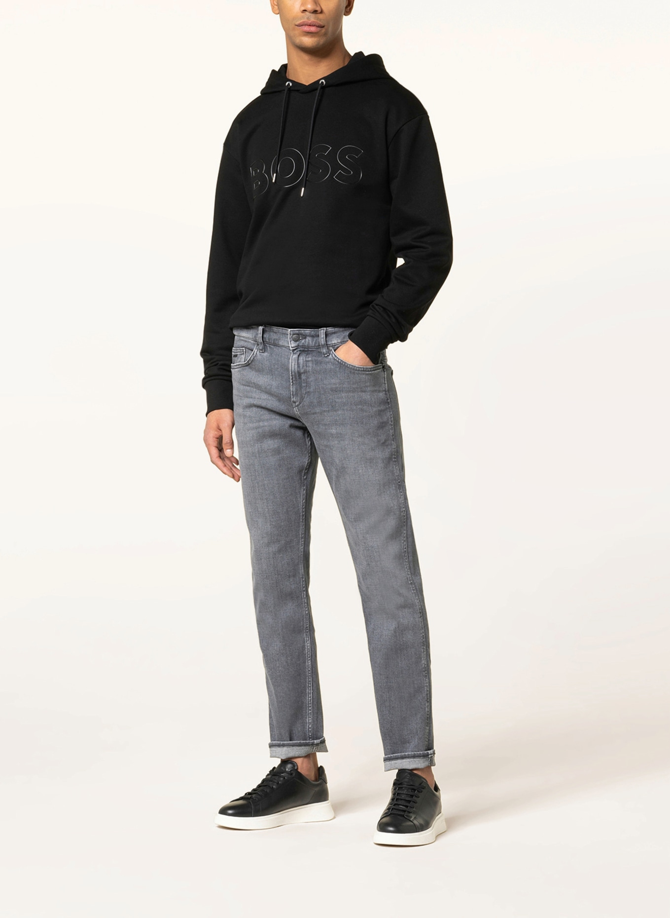 BOSS Jeans DELAWARE Slim Fit , Farbe: 030 MEDIUM GREY (Bild 2)