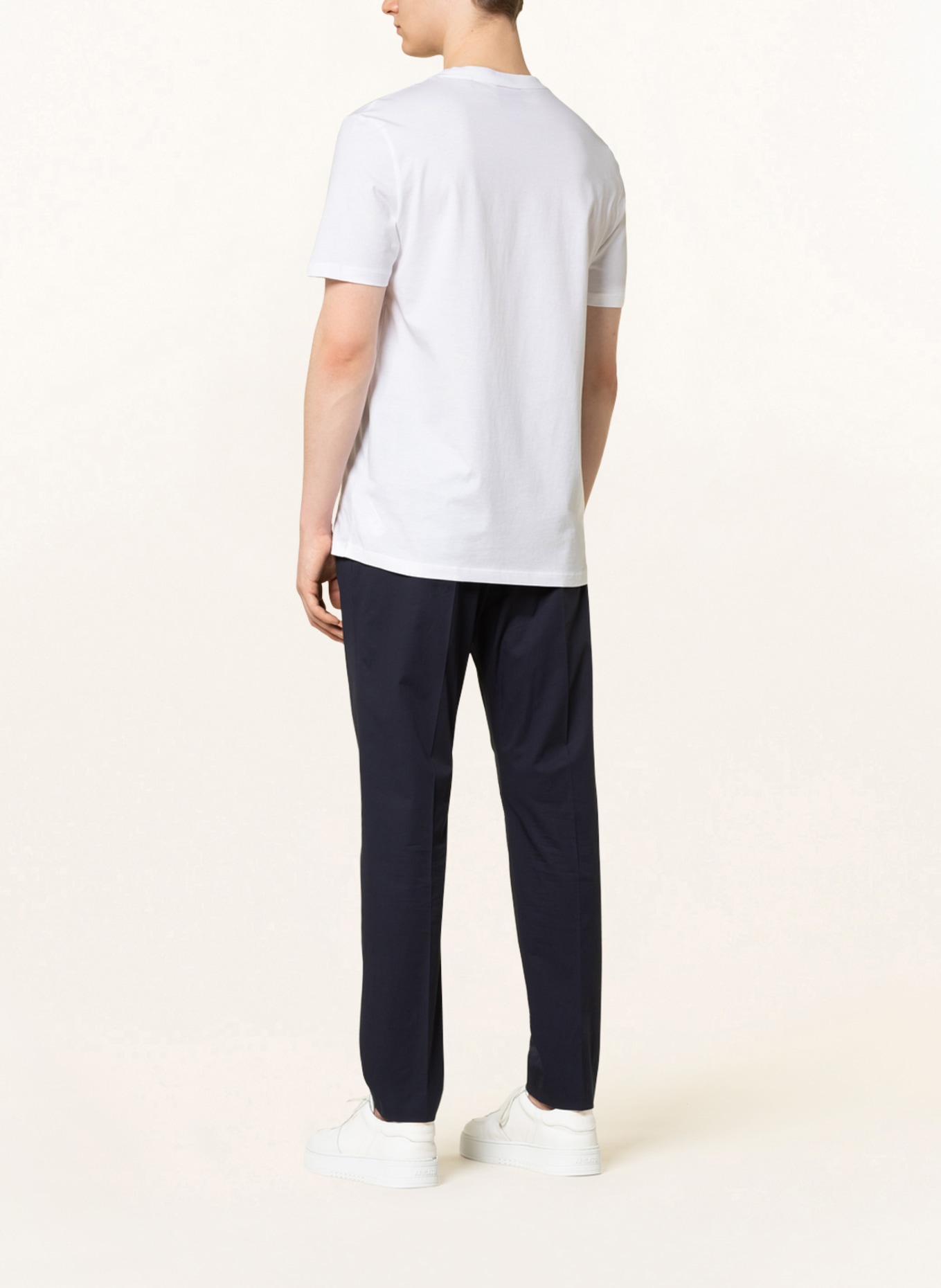 HUGO T-shirt DULIVIO, Color: WHITE (Image 3)