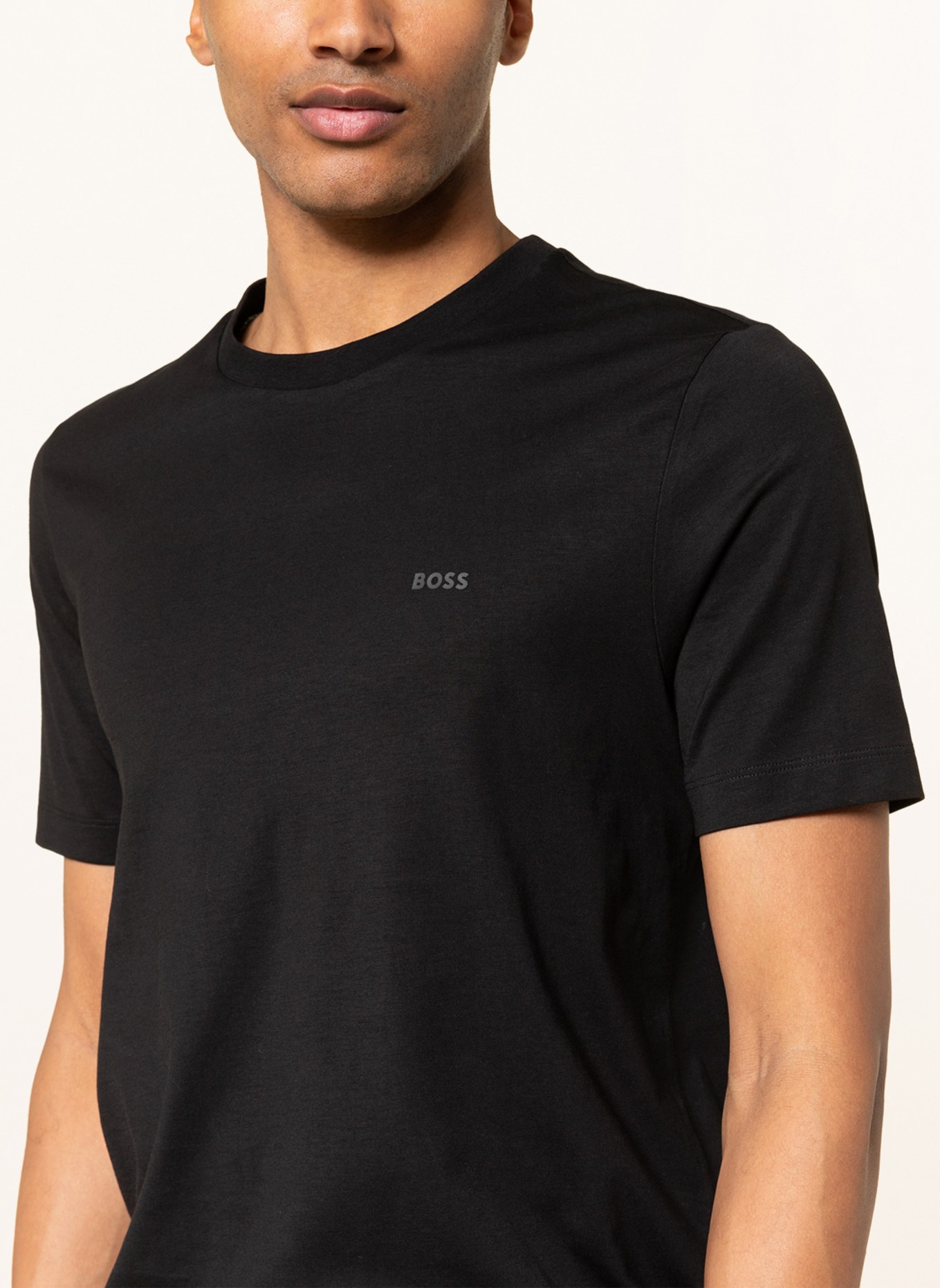 BOSS T-Shirt THOMPSON , Farbe: SCHWARZ (Bild 4)