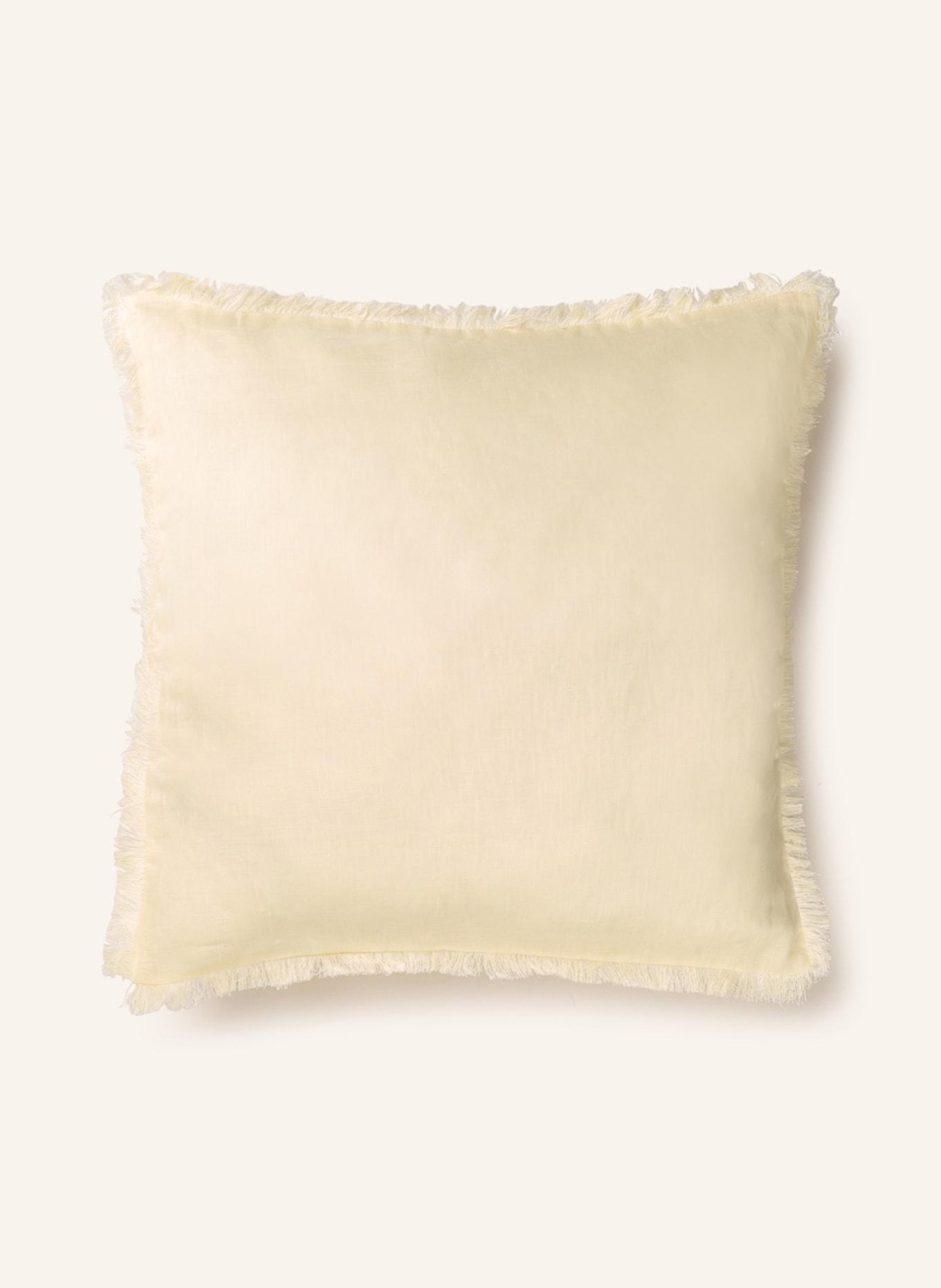 EB HOME Decorative cushion cover made of linen: YELLOW