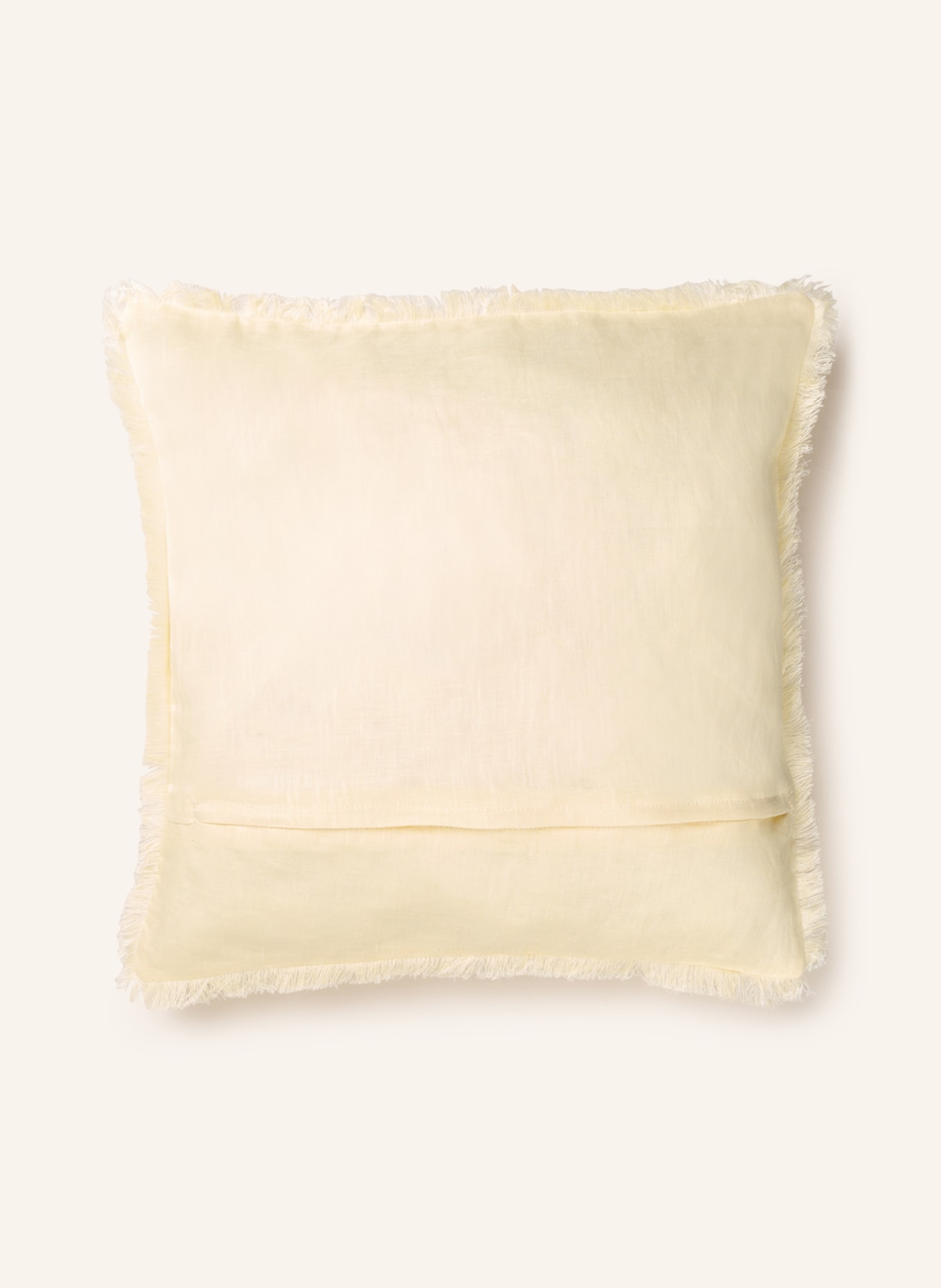 EB HOME Decorative cushion cover made of linen: YELLOW