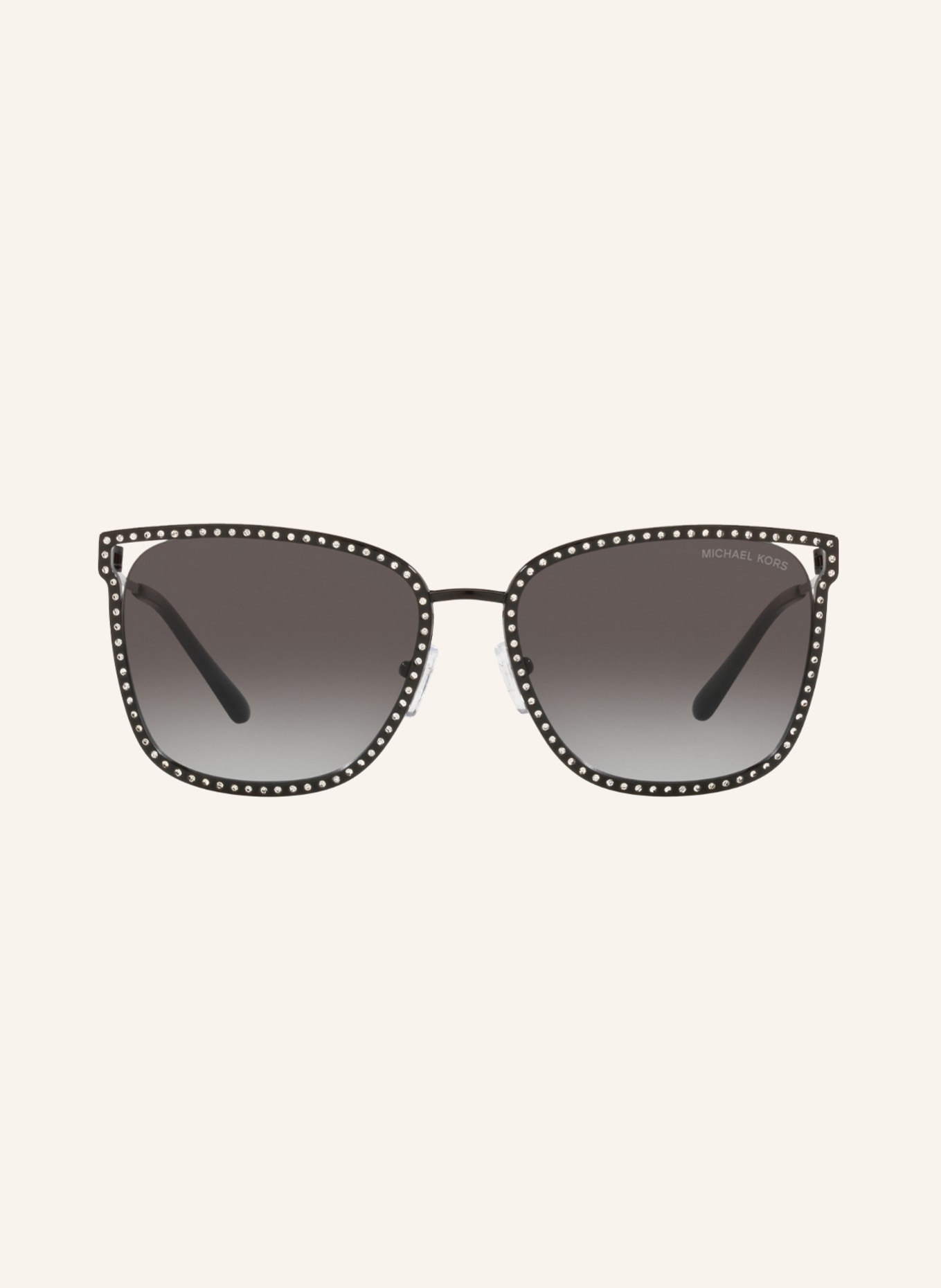 MICHAEL KORS Sunglasses MK1098B STOCKHOLM with decorative gem trim, Color: 10058G - BLACK/GRAY GRADIENT (Image 2)