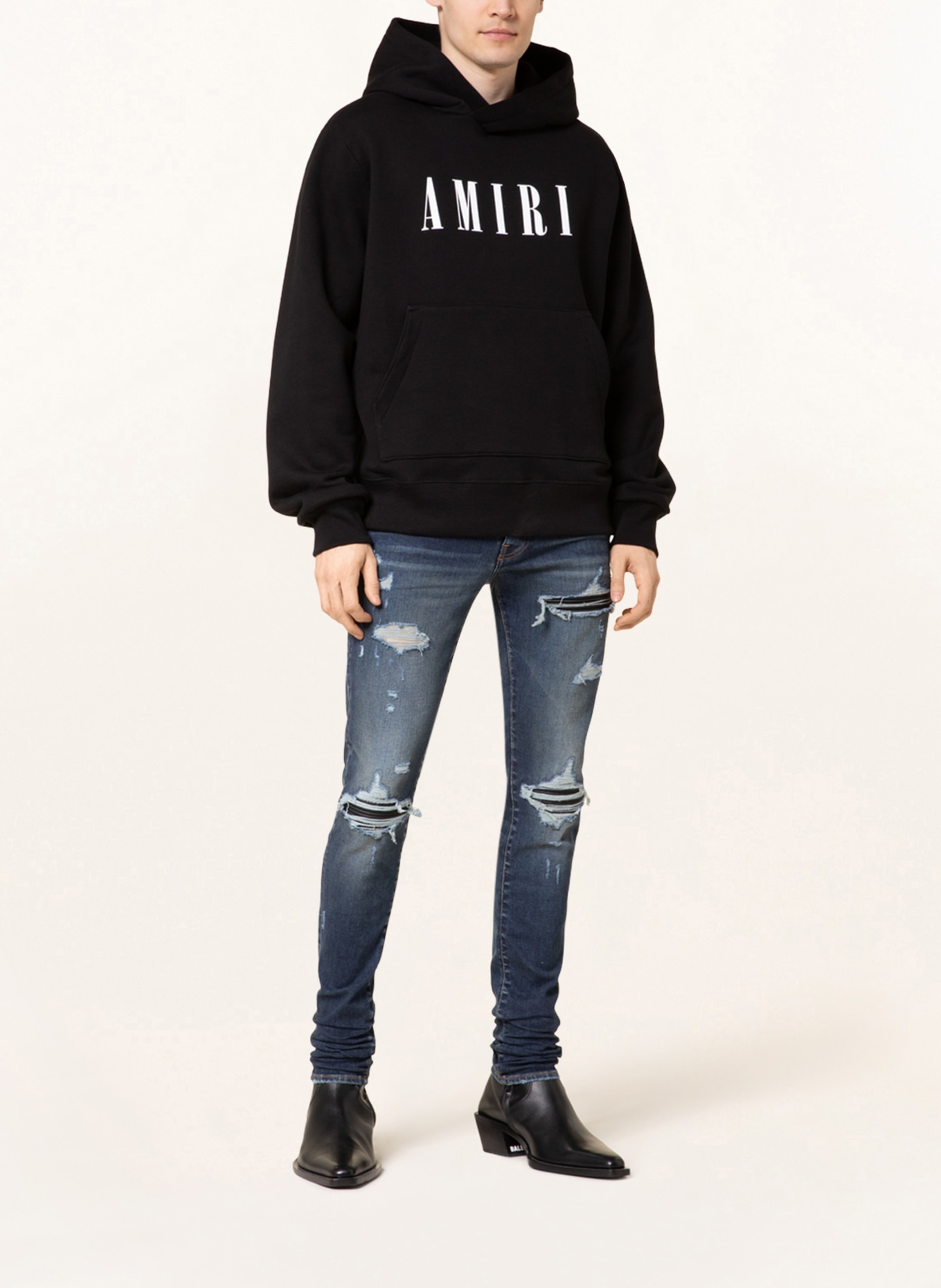 AMIRI Oversized hoodie , Color: BLACK (Image 2)
