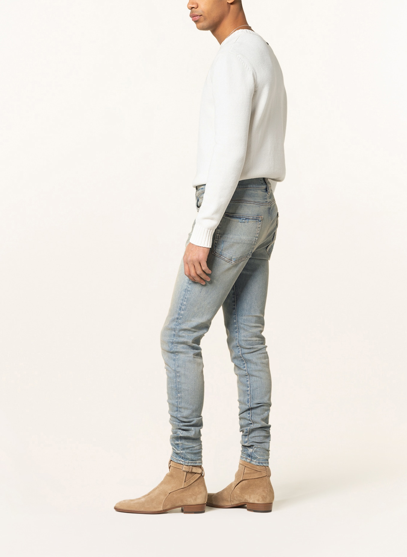 AMIRI Jeans Skinny Fit, Farbe: 408 CLAY INDIGO (Bild 4)