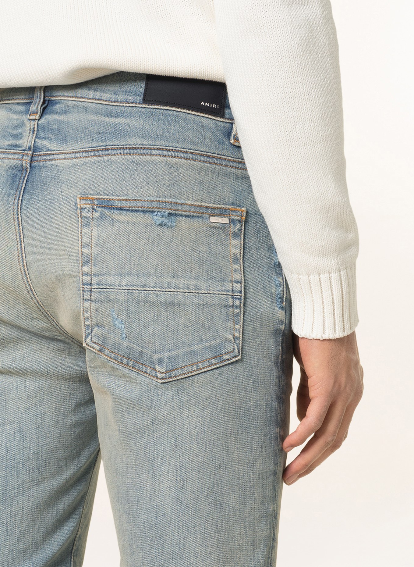 AMIRI Jeans Skinny Fit, Farbe: 408 CLAY INDIGO (Bild 5)