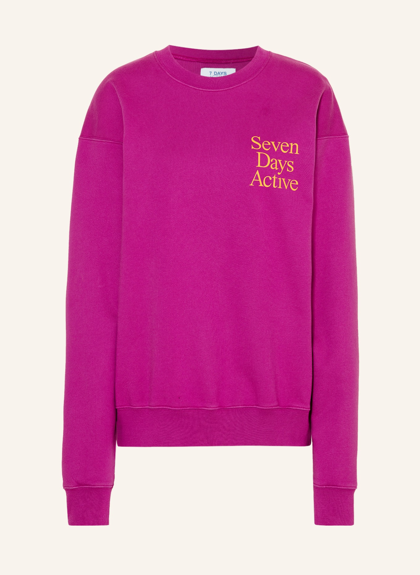 7 DAYS ACTIVE Sweatshirt MONDAY in fuchsia