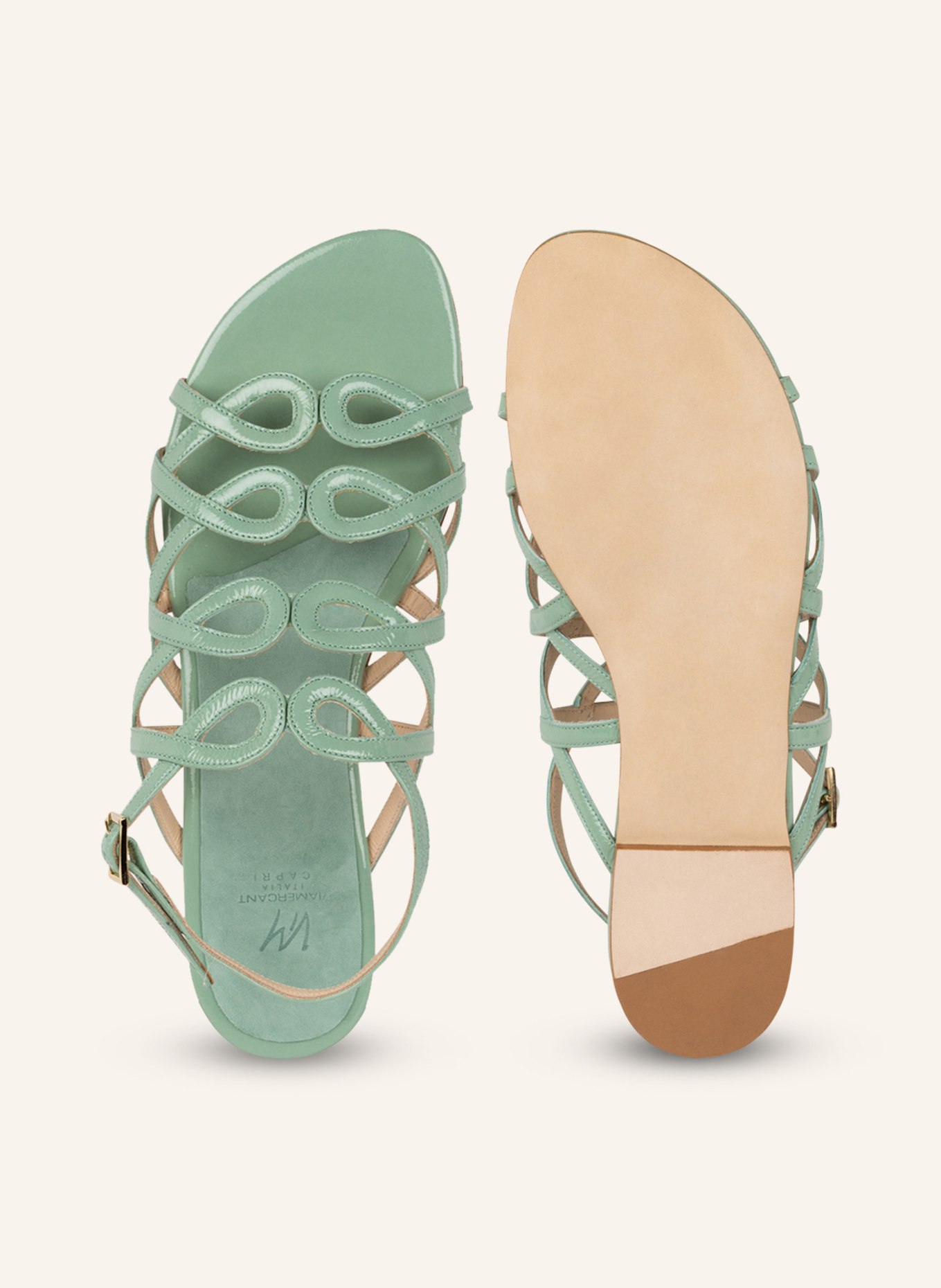 VIAMERCANTI Sandals SAND , Color: MINT (Image 5)