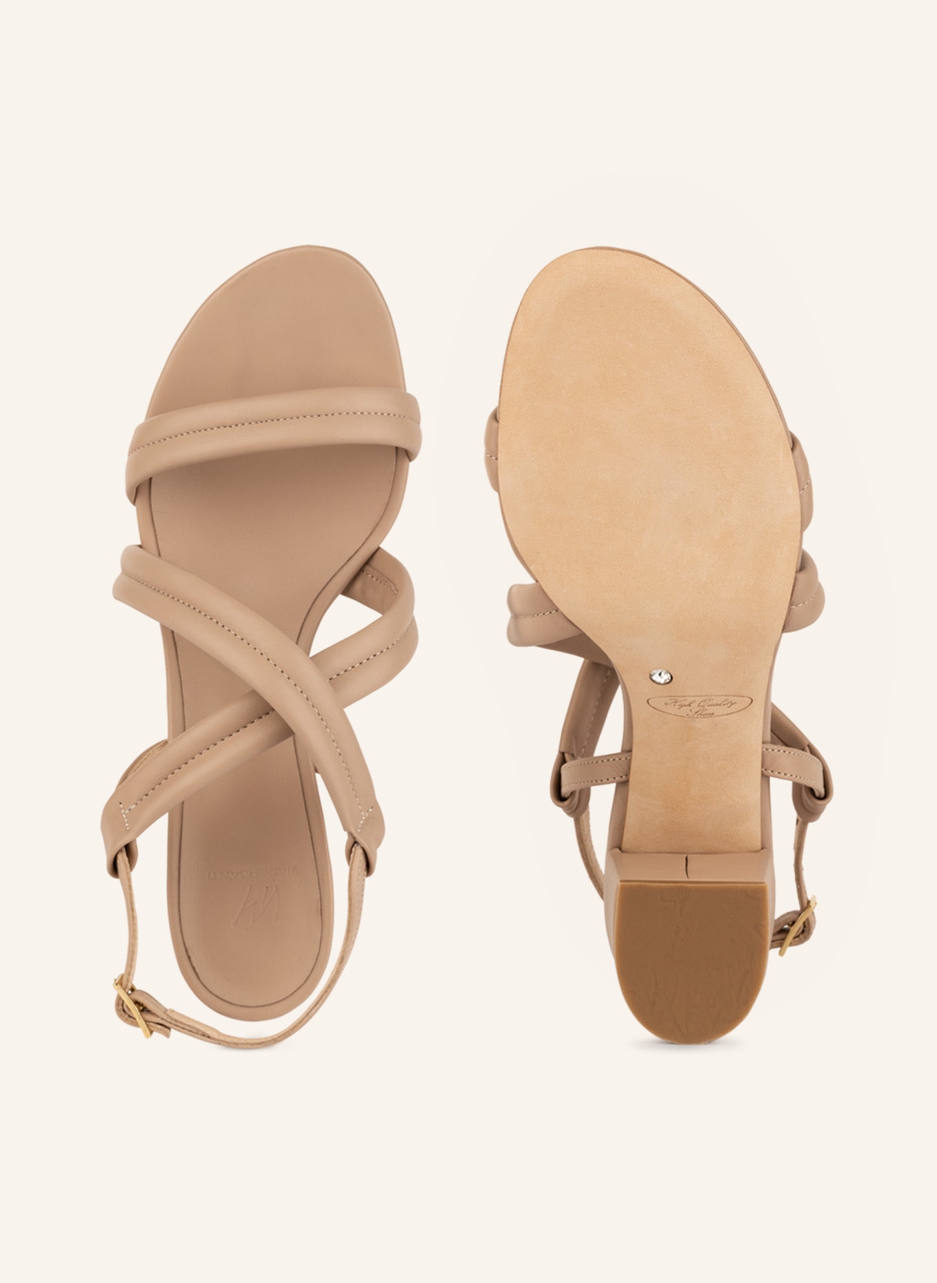 VIAMERCANTI Sandals ACCIAROLI, Color: BEIGE (Image 5)