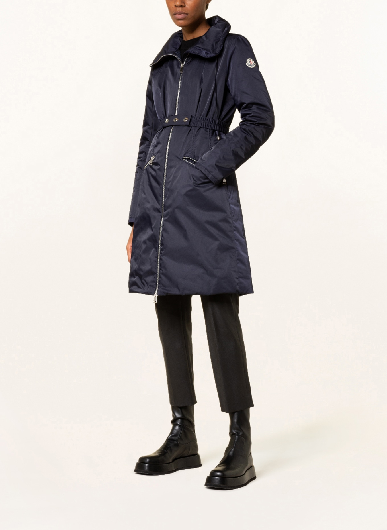 Moncler mantel dunkelblau clearance
