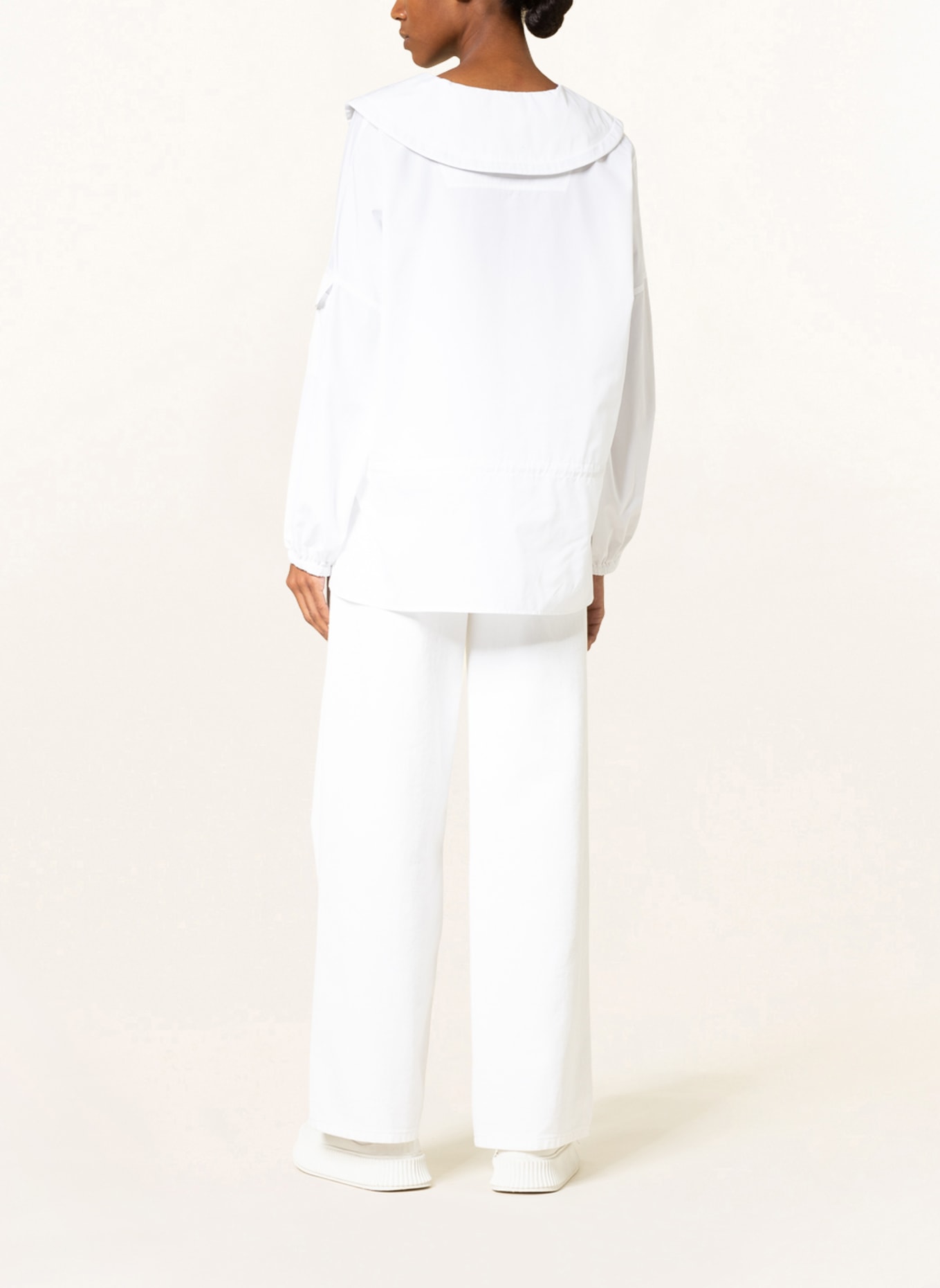 MONCLER Blouse-style shirt , Color: WHITE (Image 3)