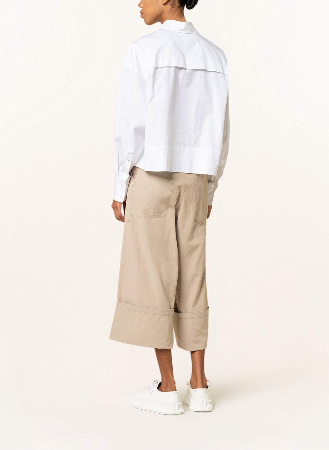 MONCLER GENIUS 7/8 trousers, Color: CAMEL (Image 3)