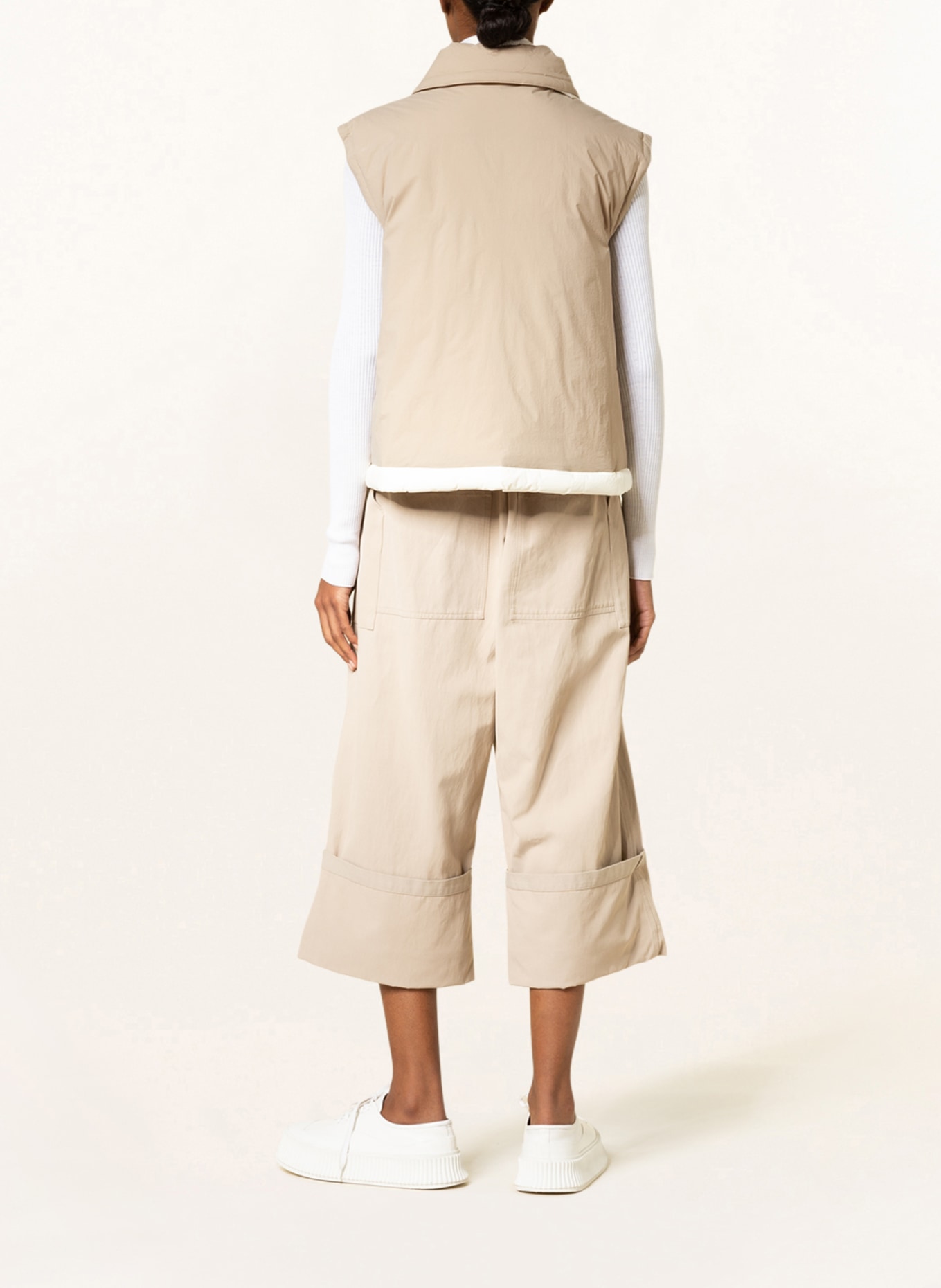 MONCLER GENIUS Down vest INDRE, Color: BEIGE/ ECRU (Image 3)