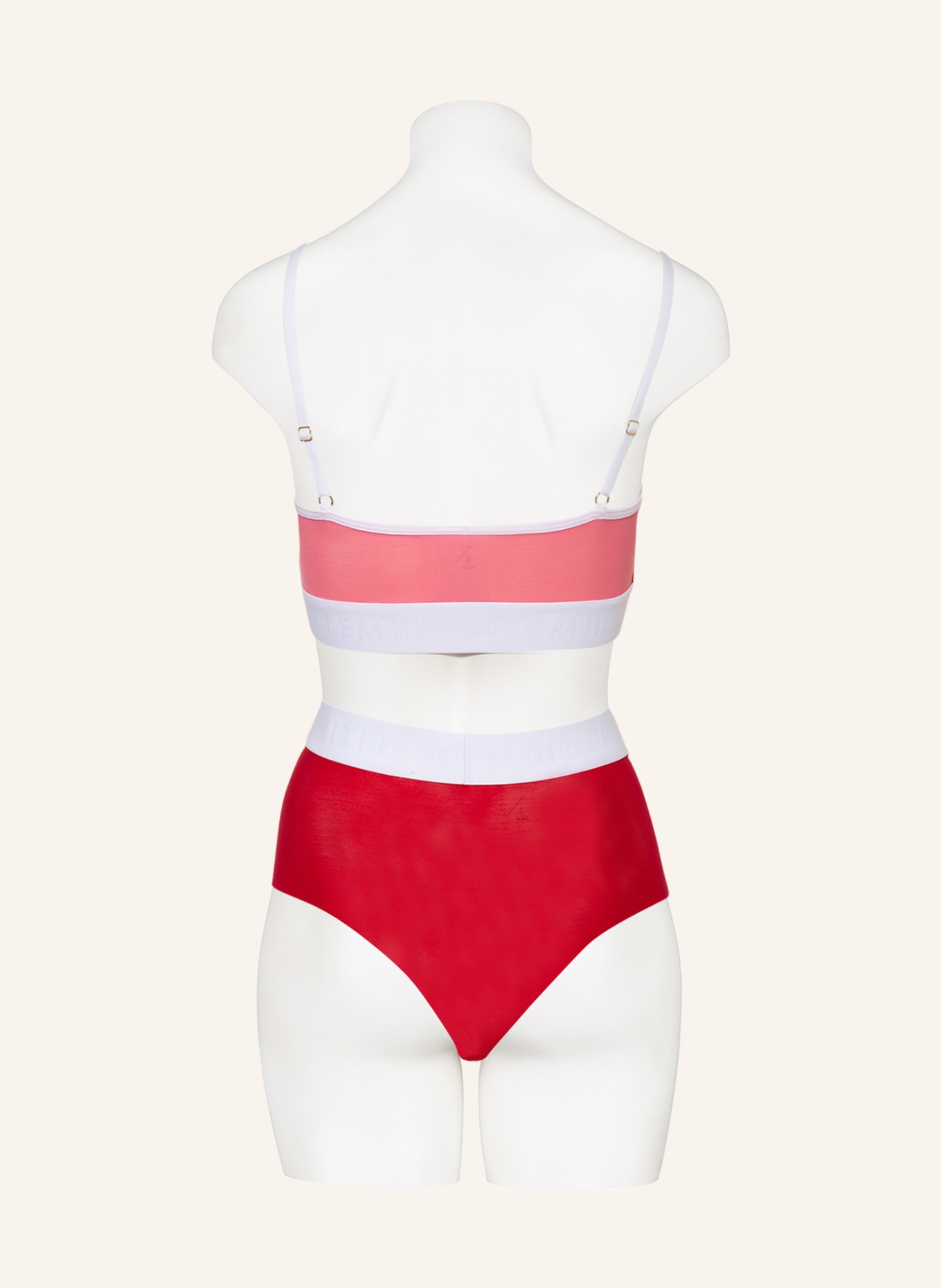 ITEM m6 Shaping briefs ALL MESH, Color: RED/ PINK (Image 3)