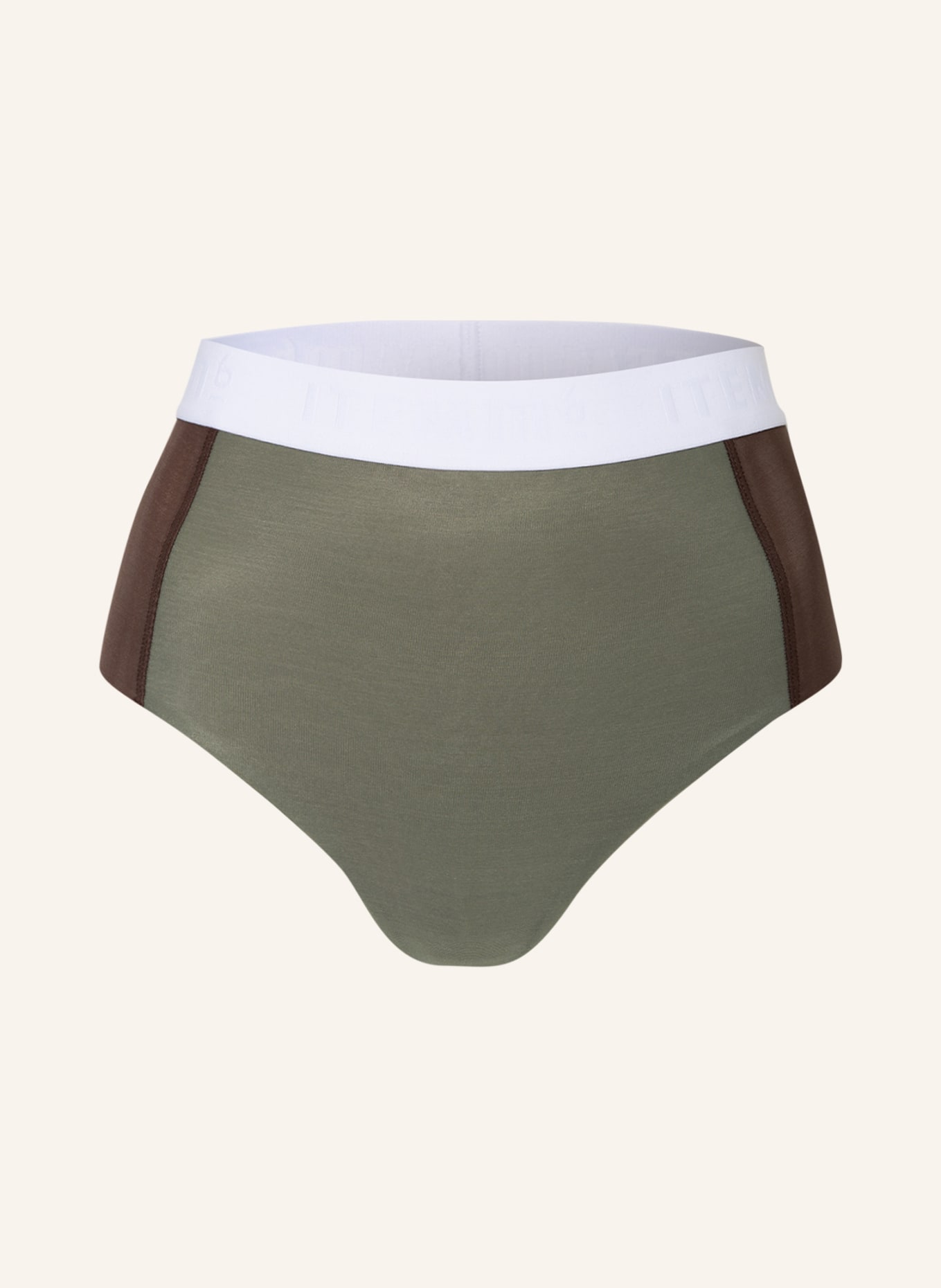 ITEM m6 Shaping briefs ALL MESH, Color: OLIVE/ BROWN/ WHITE (Image 1)