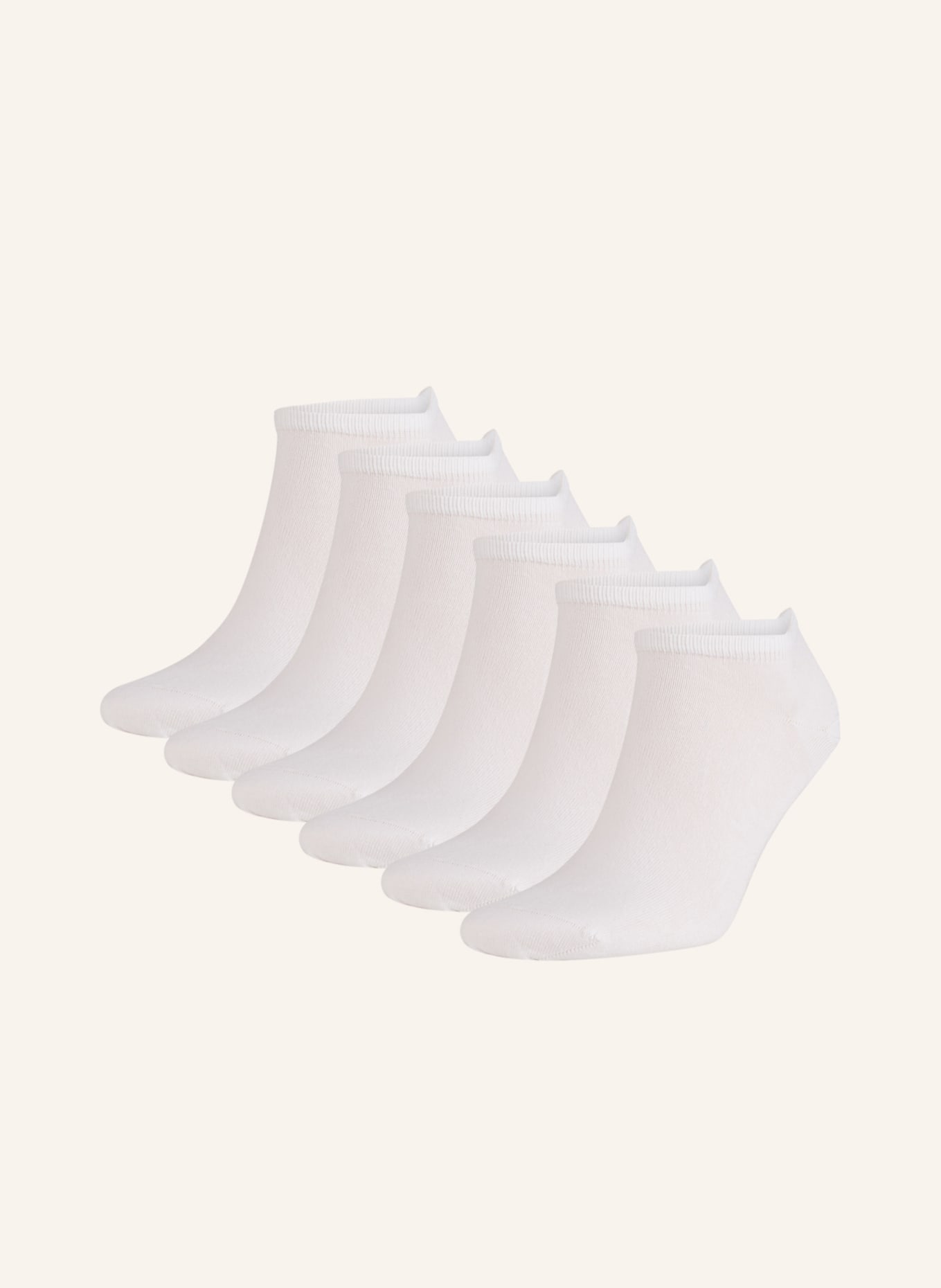 TOMMY HILFIGER 6-Pack of sneaker socks, Color: 002 WHITE (Image 1)