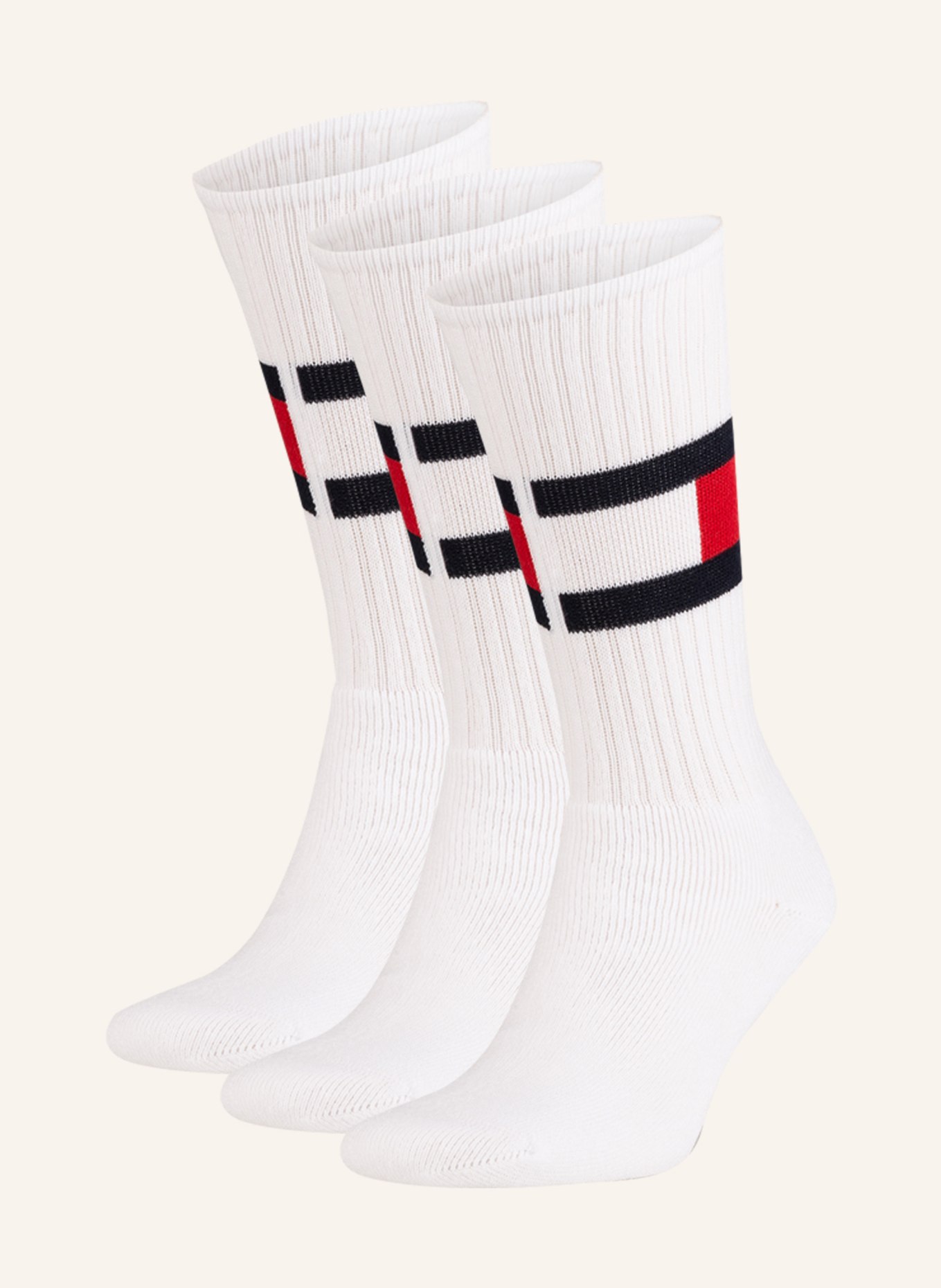 TOMMY HILFIGER 3-pack socks , Color: 001 WHITE (Image 1)