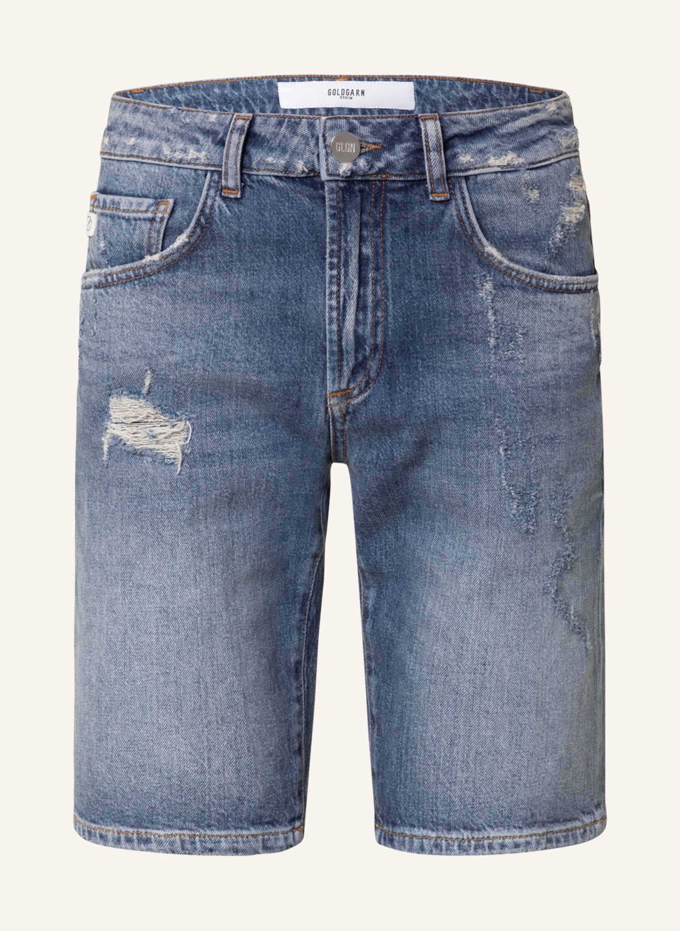 GOLDGARN DENIM Szorty jeansowe AUGUSTA, Kolor: 1010 Vintage Blue (Obrazek 1)