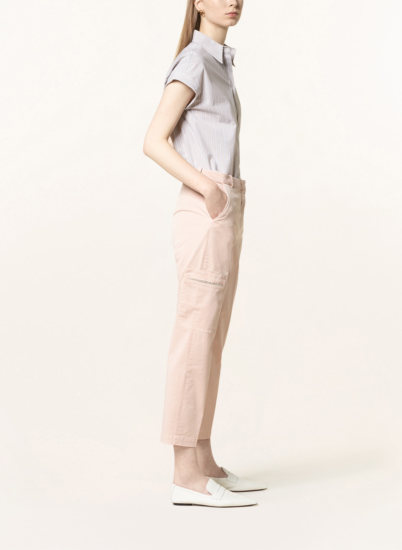 FABIANA FILIPPI Chino kalhoty, Barva: RŮŽOVÁ (Obrázek 4)