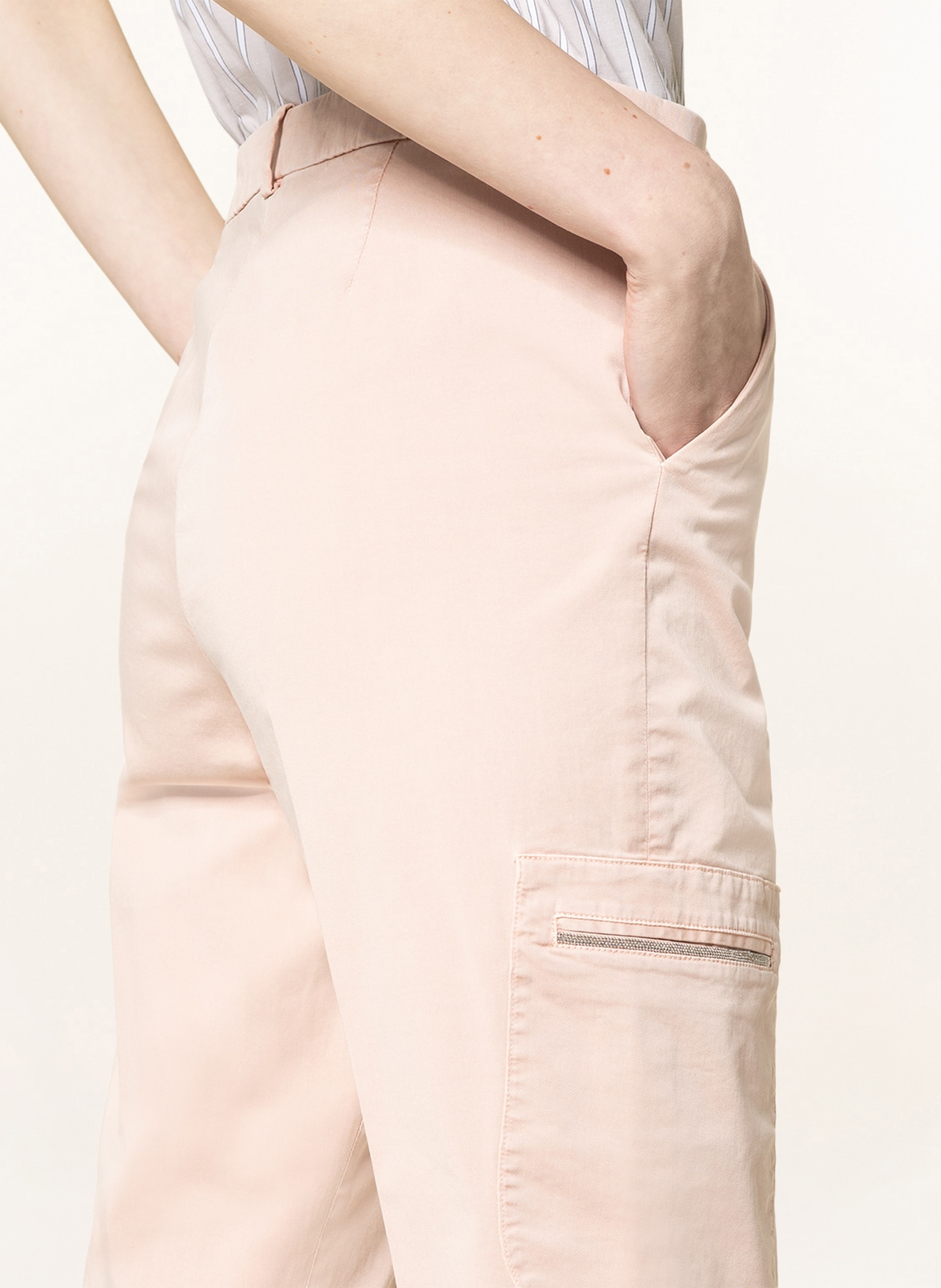 FABIANA FILIPPI Chino kalhoty, Barva: RŮŽOVÁ (Obrázek 5)