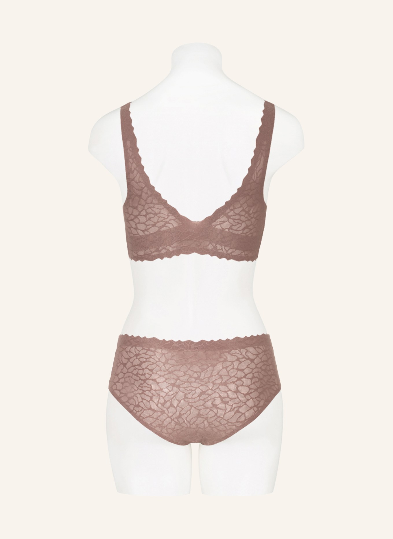 sloggi Bustier ZERO FEEL LACE: HELLBRAUN
