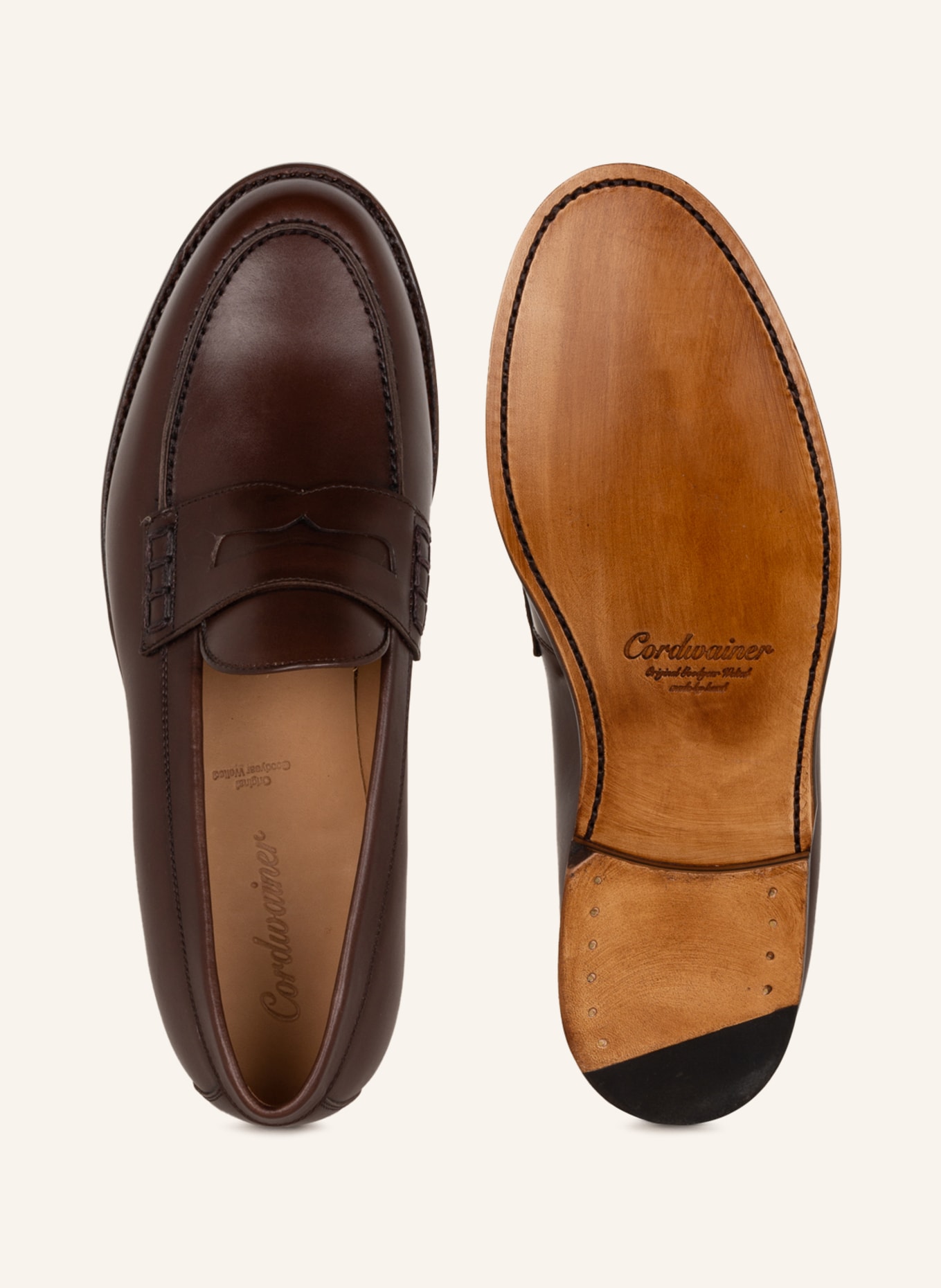 Cordwainer Loafers , Color: DARK BROWN (Image 5)