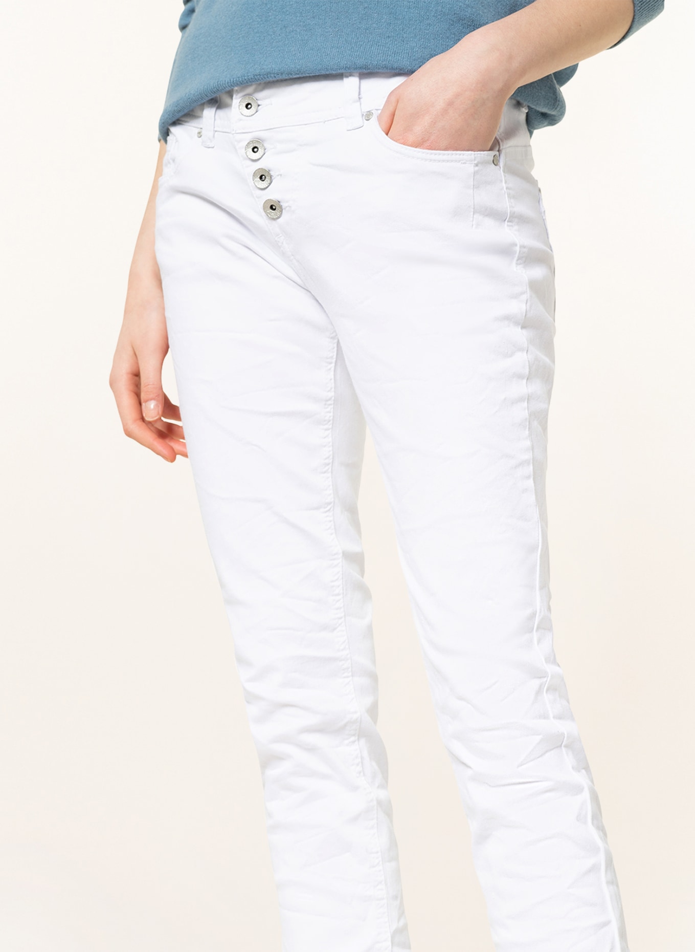 Buena Vista Trousers MALIBU, Color: 032 WHITE (Image 5)