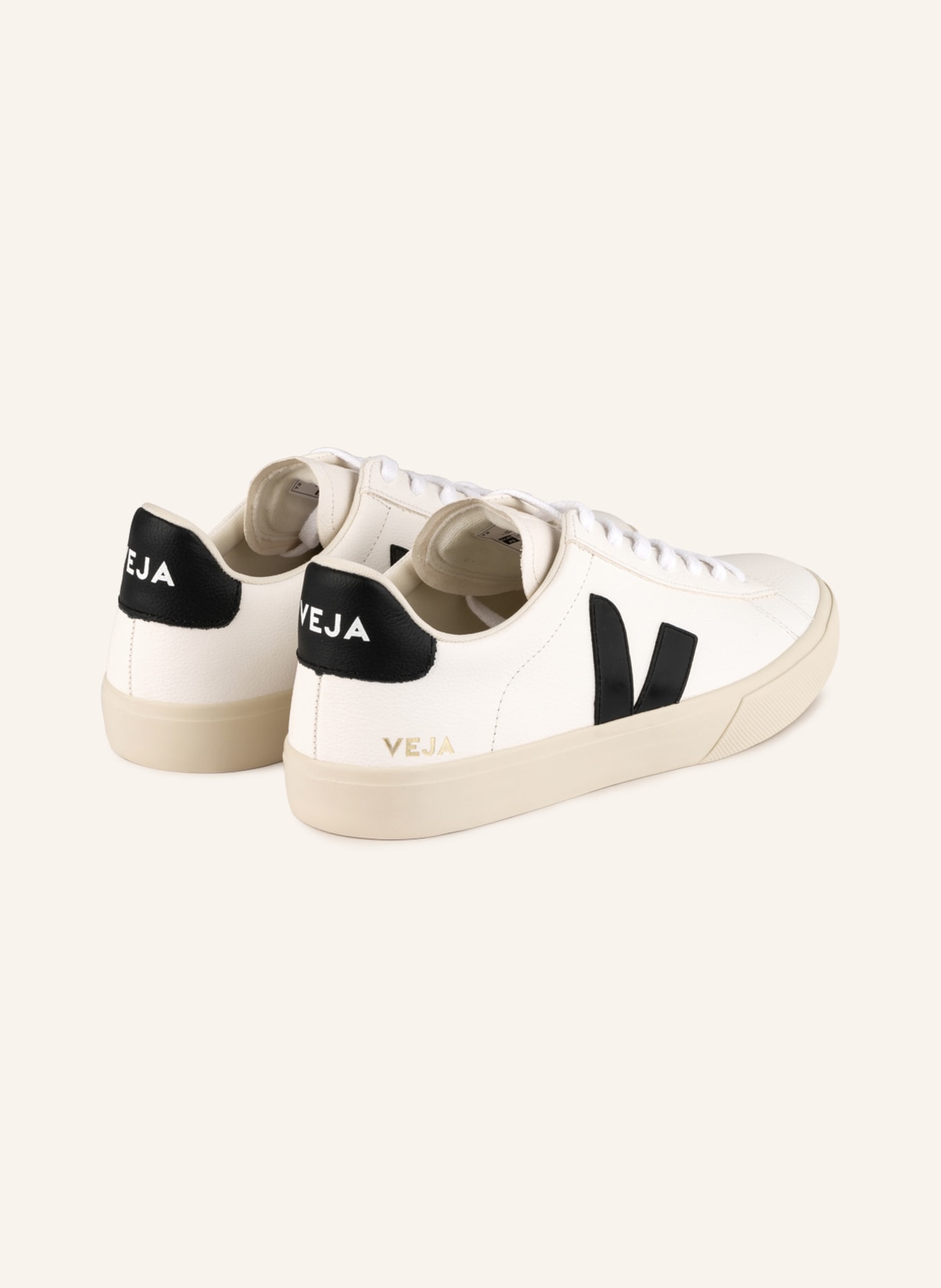 VEJA Sneakers CAMPO, Color: WHITE/ BLACK (Image 2)