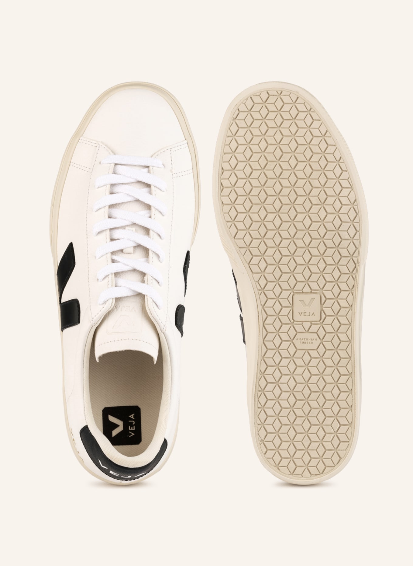 VEJA Sneakers CAMPO, Color: WHITE/ BLACK (Image 5)