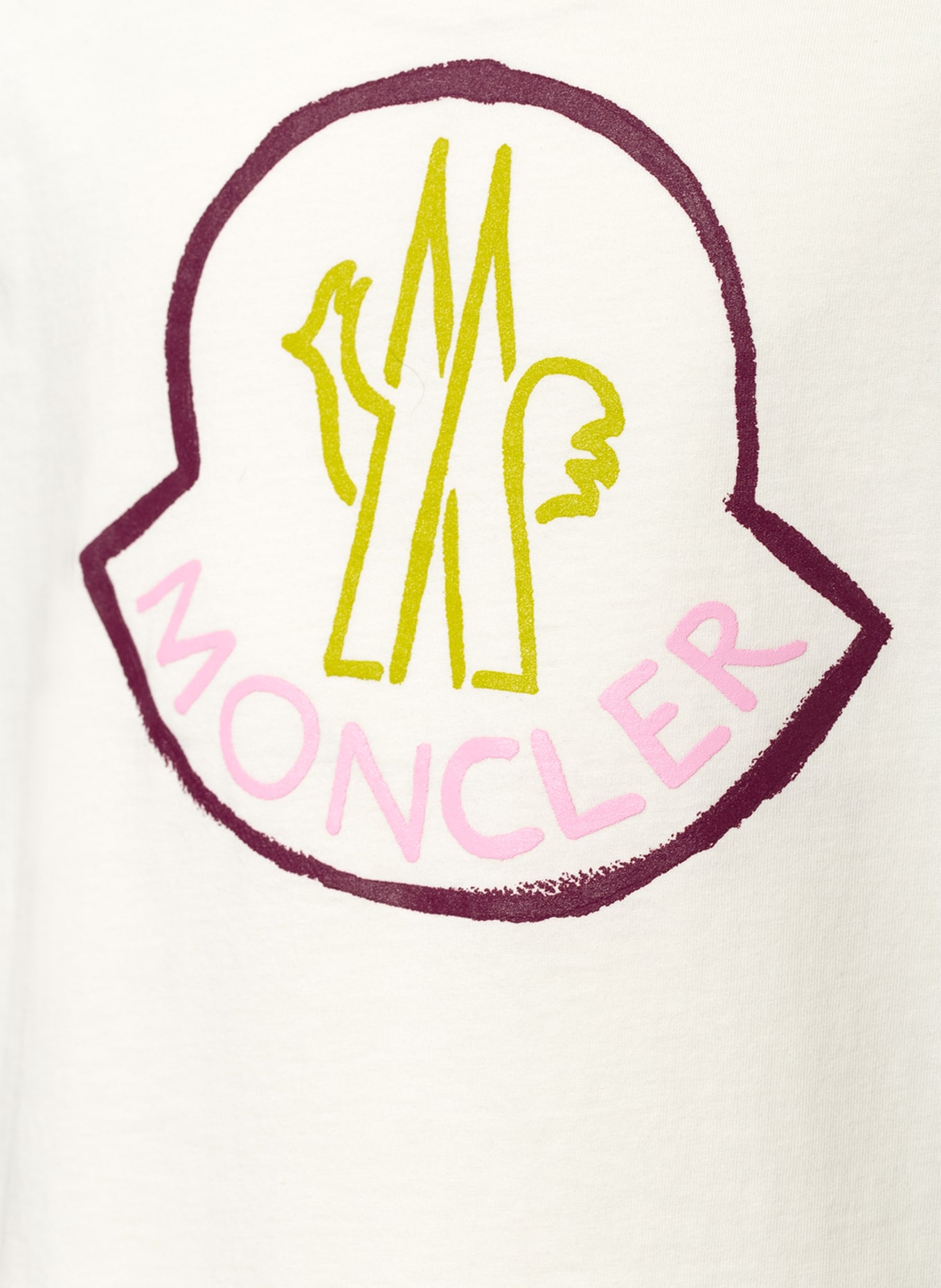 MONCLER enfant T-shirt , Kolor: ECRU (Obrazek 3)
